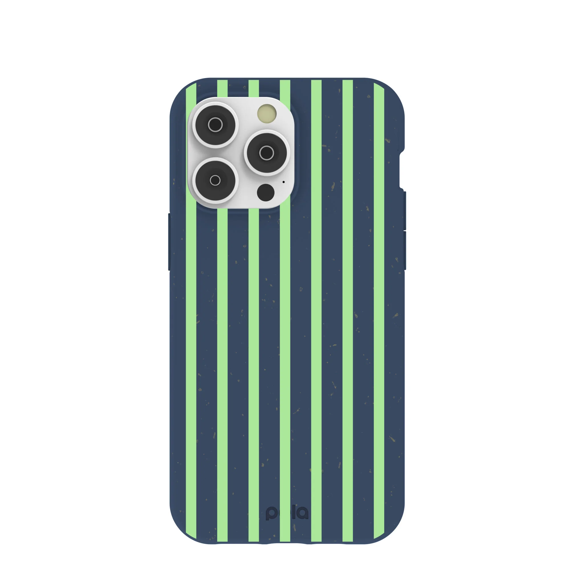 Navy Blue Laser Stripes iPhone 14 Pro Max Case