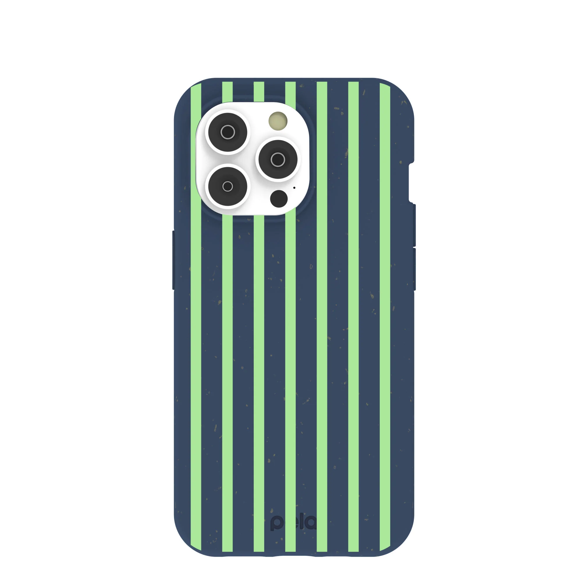 Navy Blue Laser Stripes iPhone 14 Pro Case