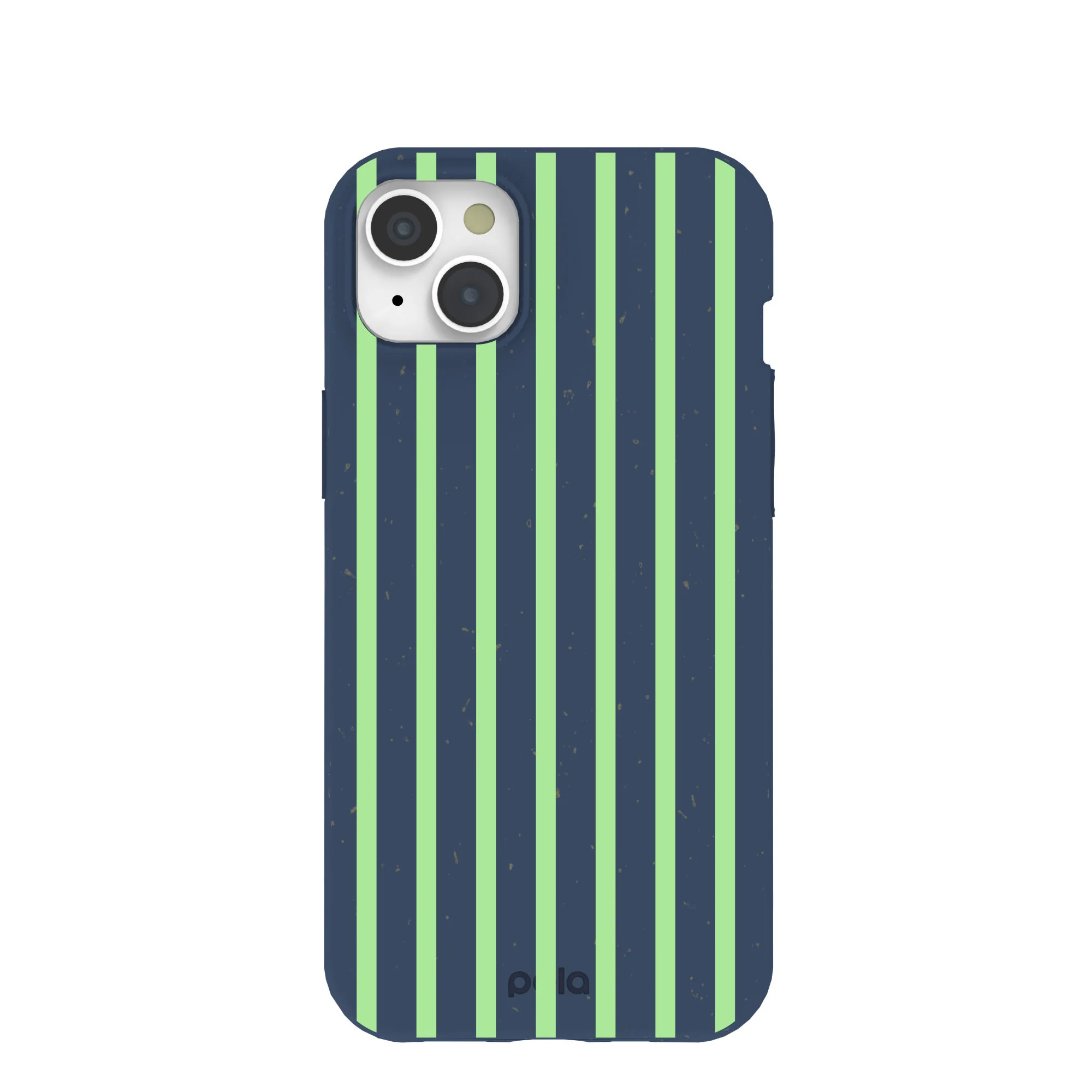 Navy Blue Laser Stripes iPhone 15 Plus Case