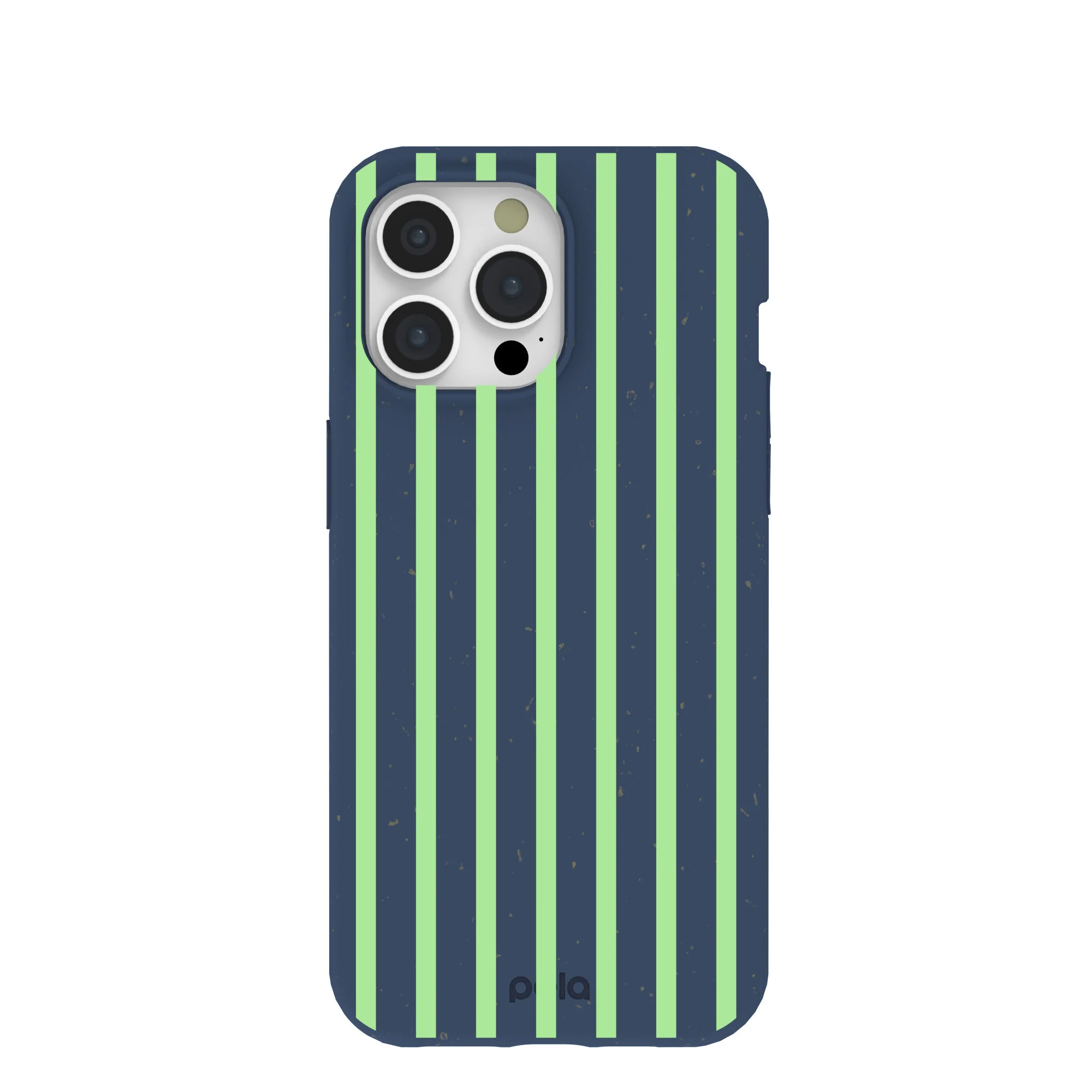 Navy Blue Laser Stripes iPhone 15 Pro Max Case