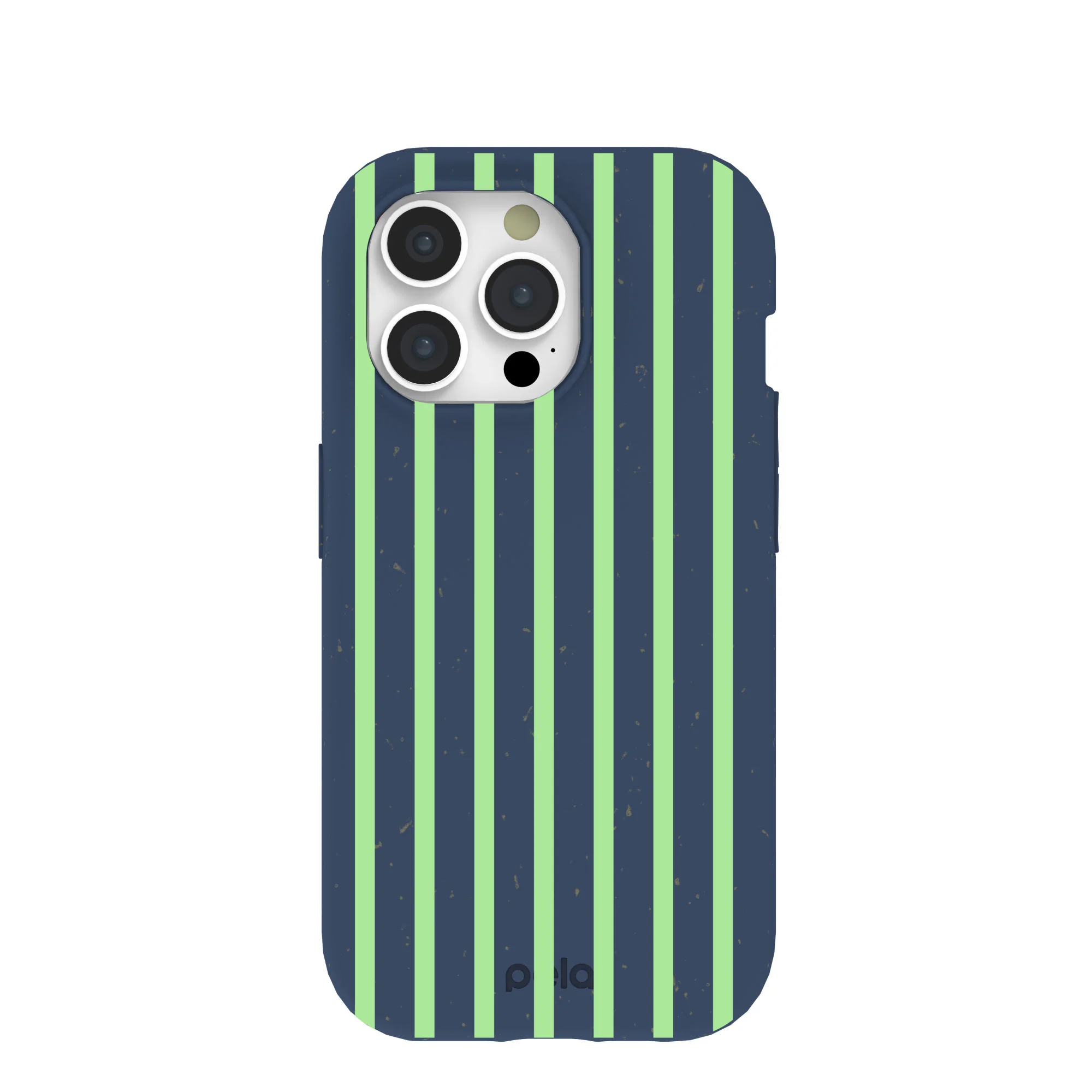 Navy Blue Laser Stripes iPhone 15 Pro Case