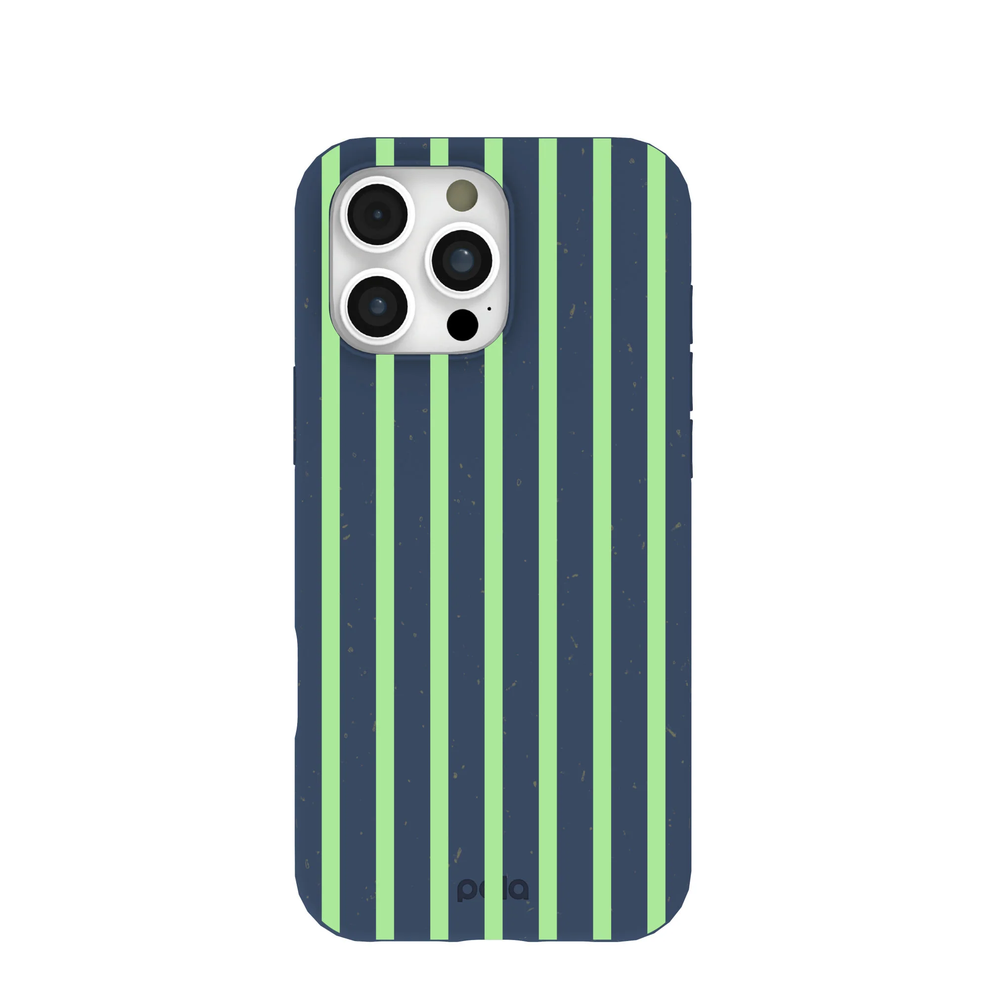 Navy Blue Laser Stripes iPhone 16 Pro Max Case