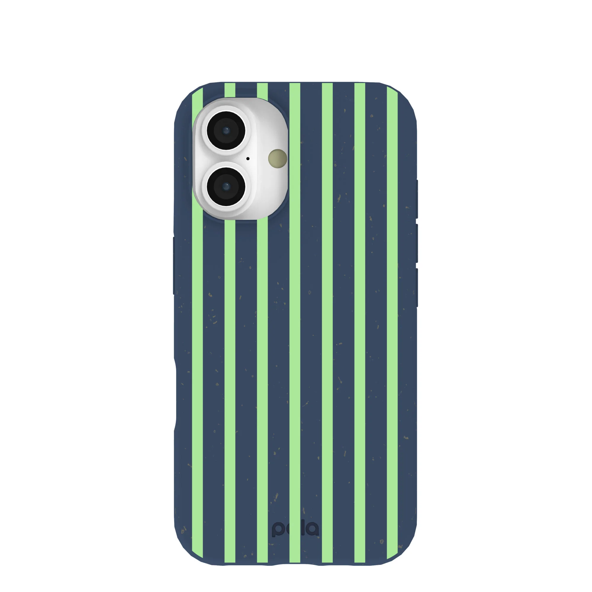 Navy Blue Laser Stripes iPhone 16 Case