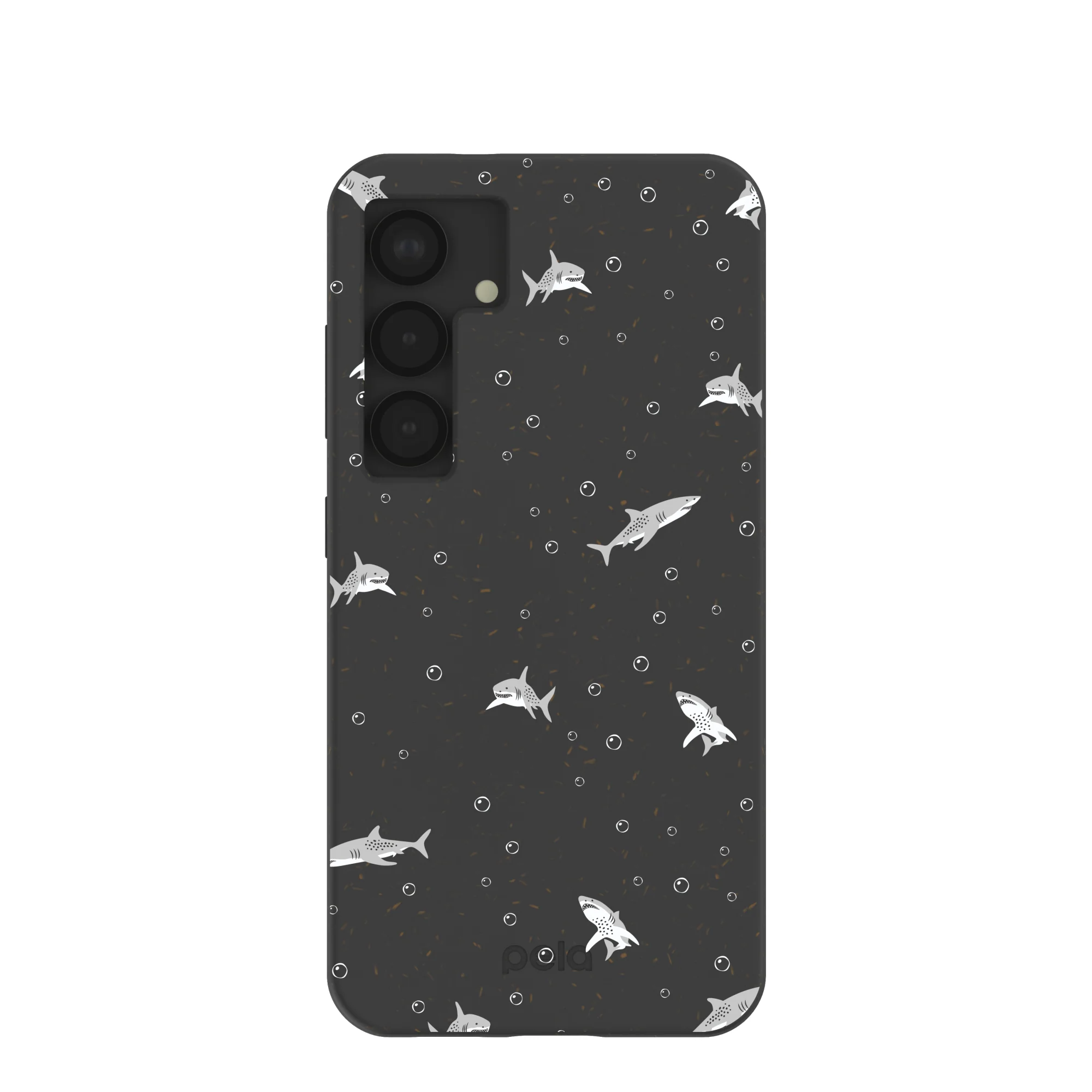 Black Lil Sharks Samsung Galaxy S25 Case