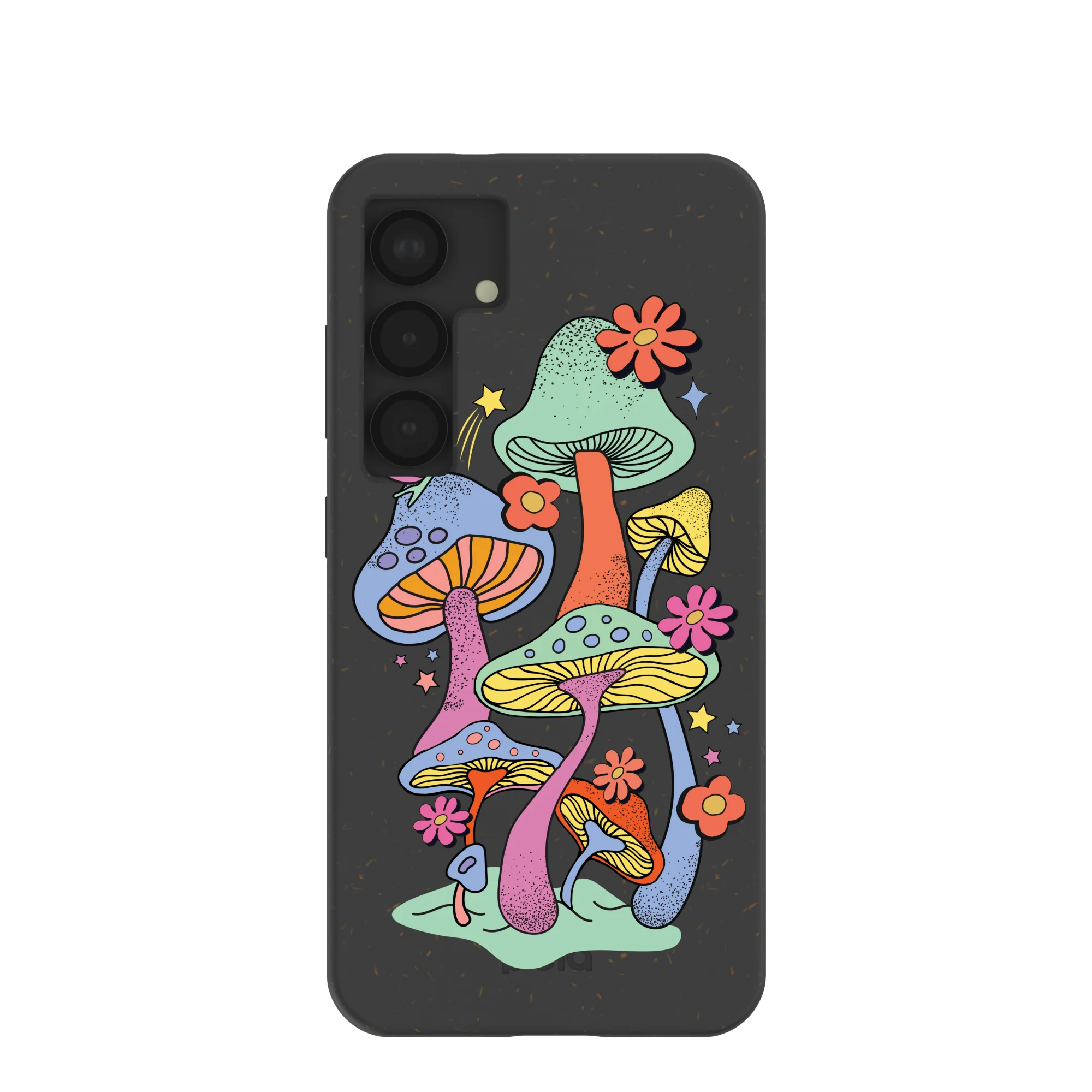 Black Magical Forest Samsung Galaxy S25 Case