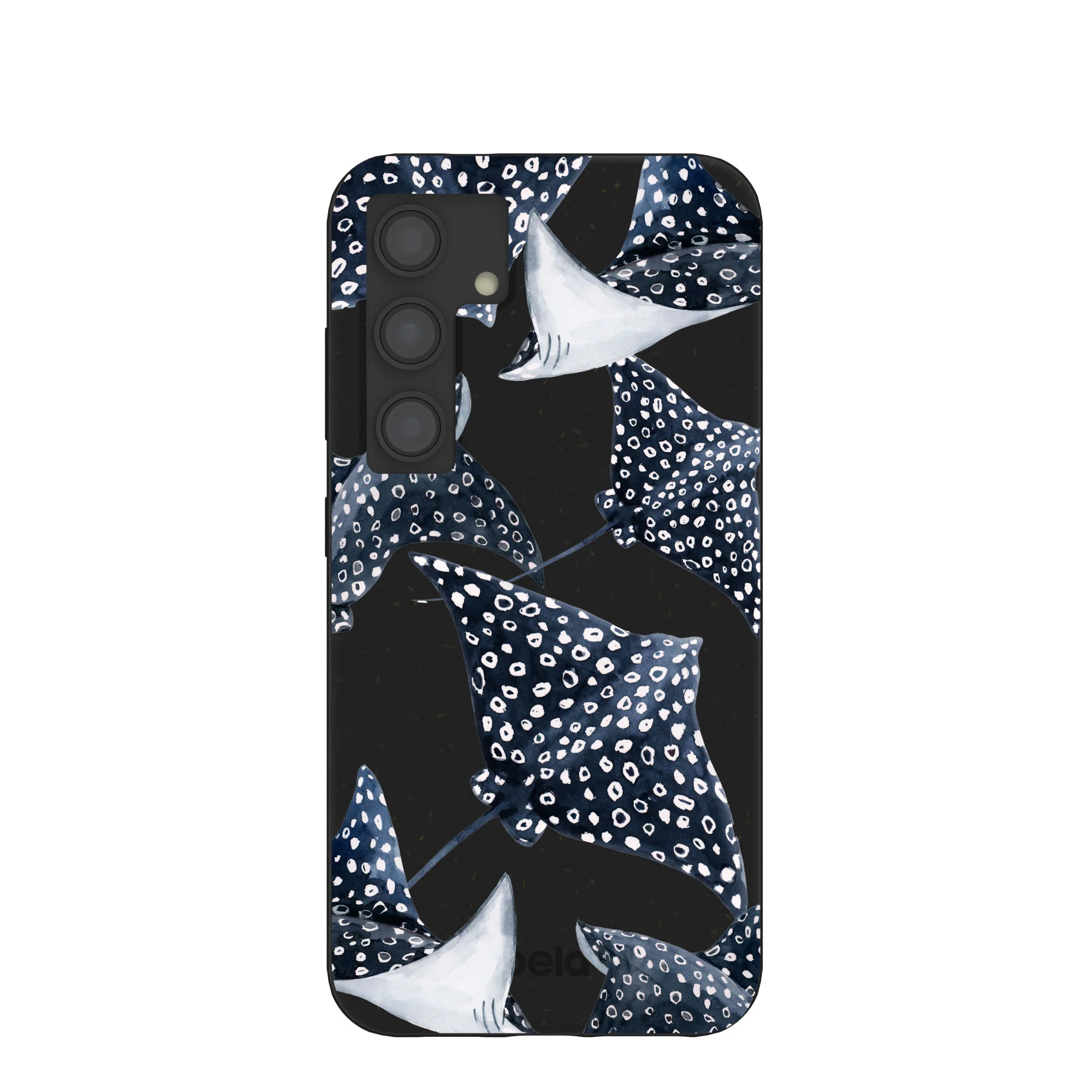 Black Midnight Rays Samsung Galaxy S24 Case