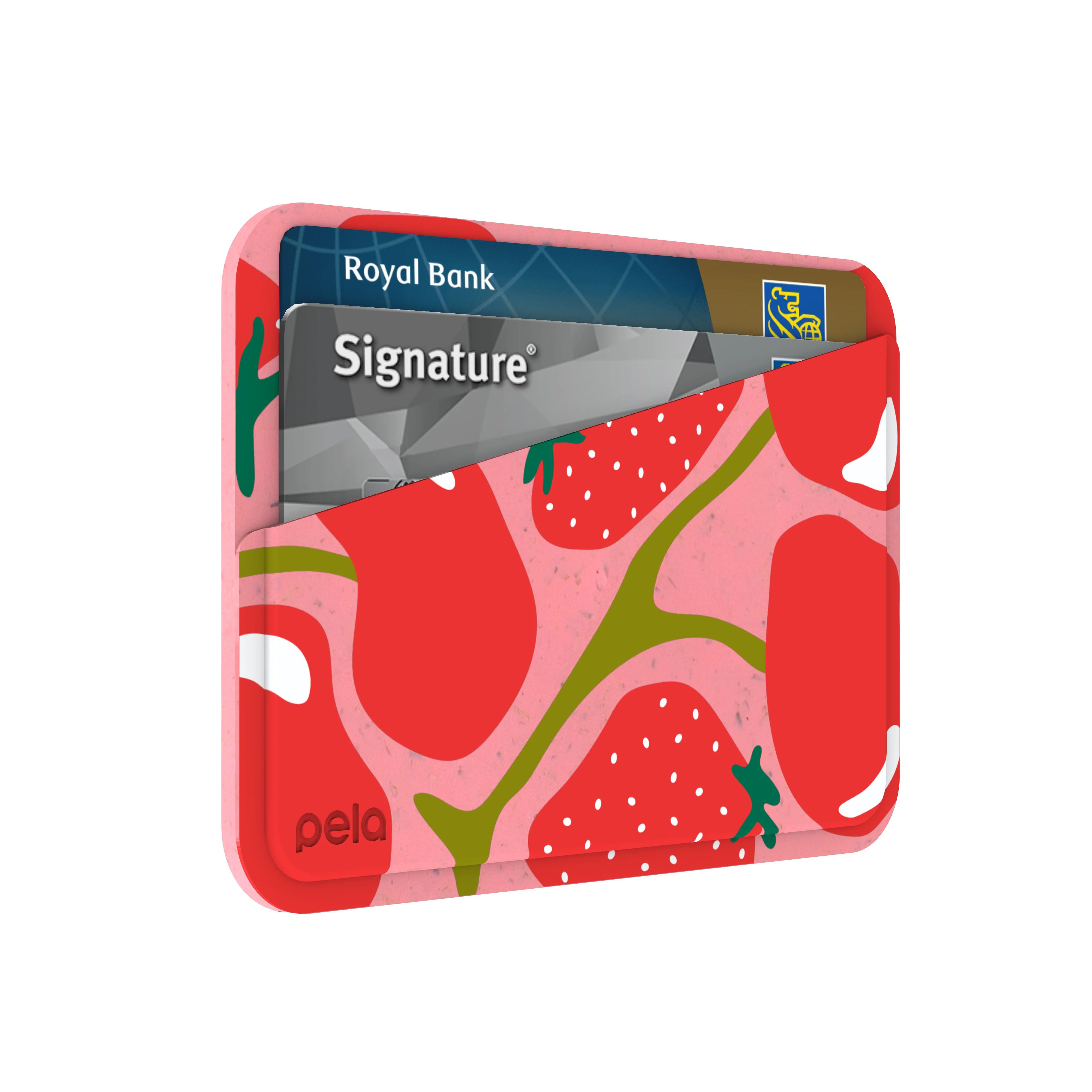 Bubblegum Pink Cherry Berry Mini Wallet