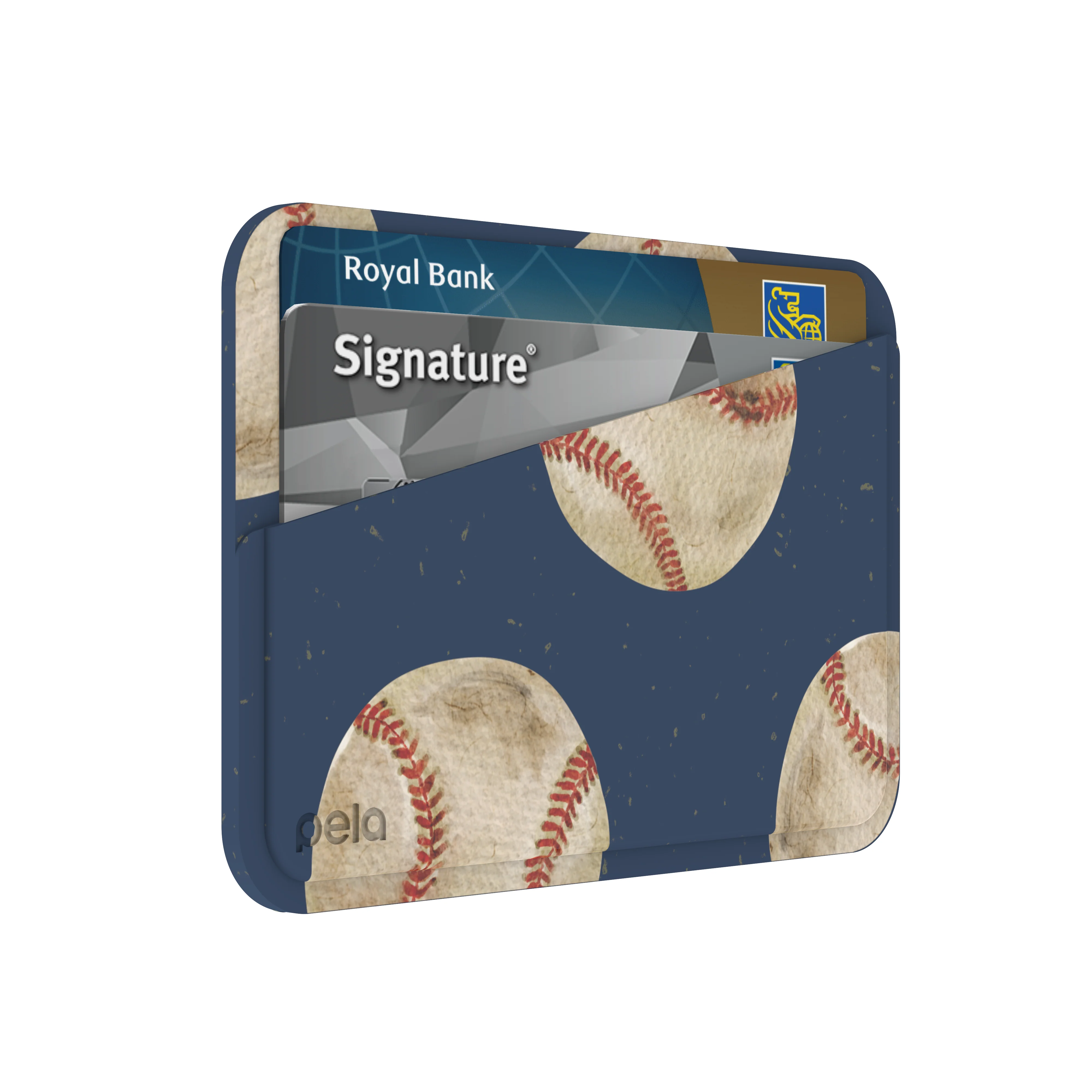 Navy Blue Home Run Mini Wallet
