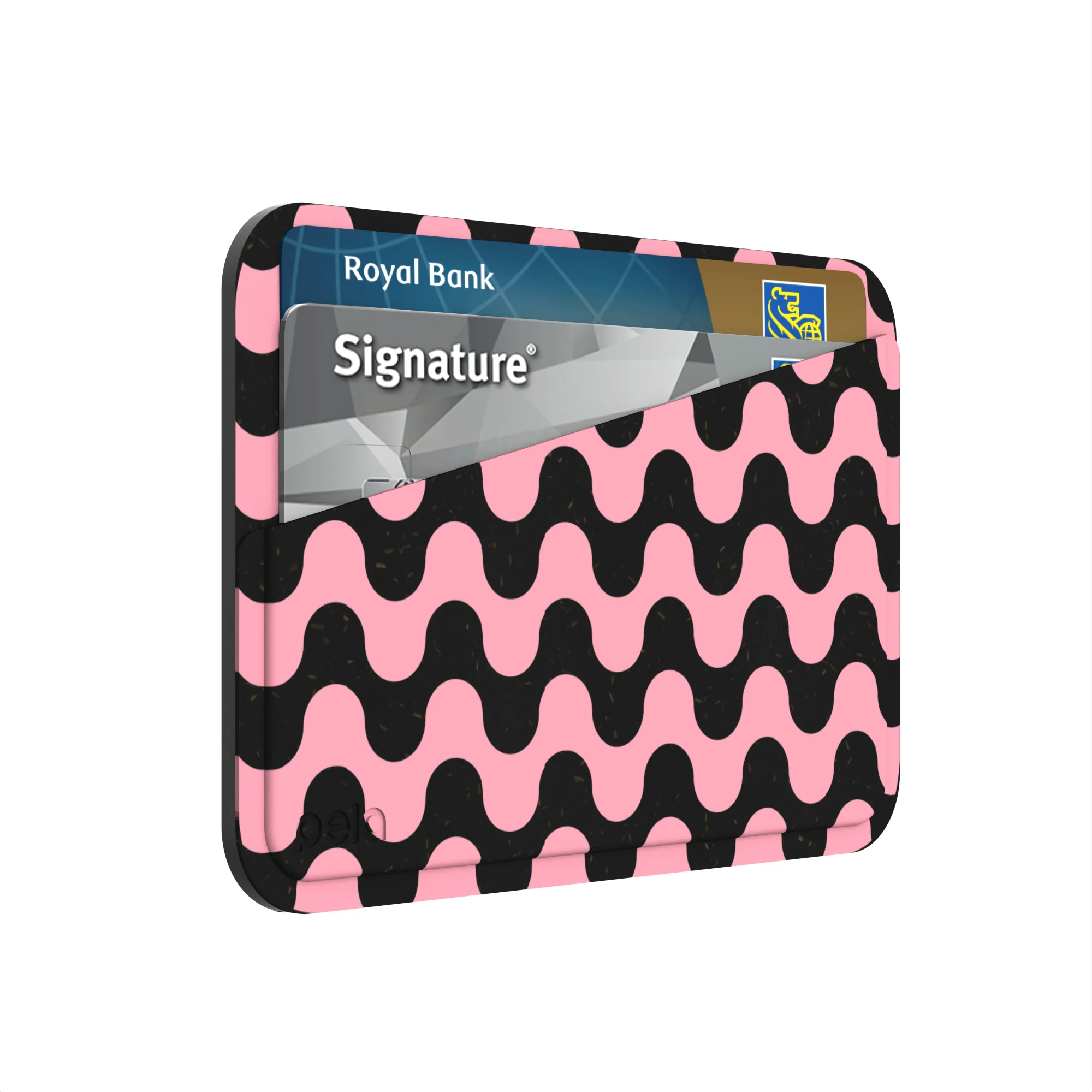 Black Frequency Mini Wallet