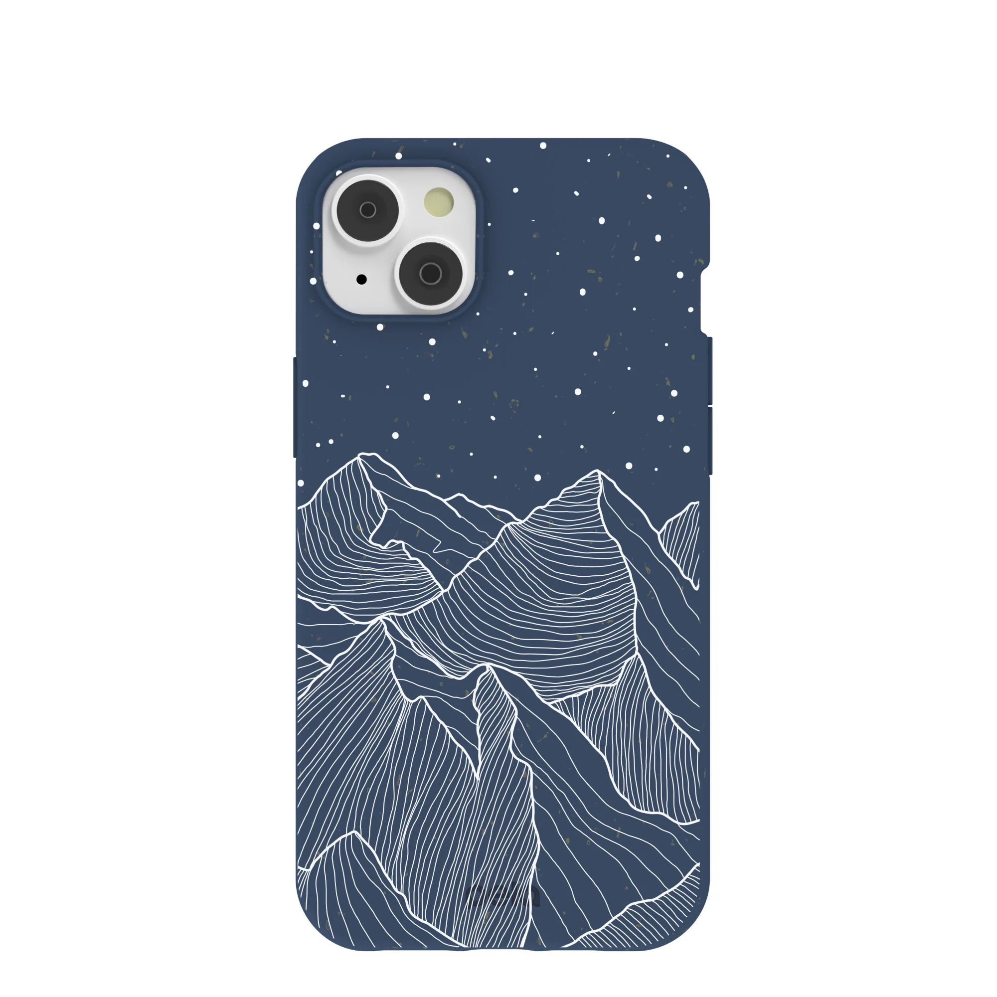 Navy Blue Night Panorama iPhone 14 Plus Case