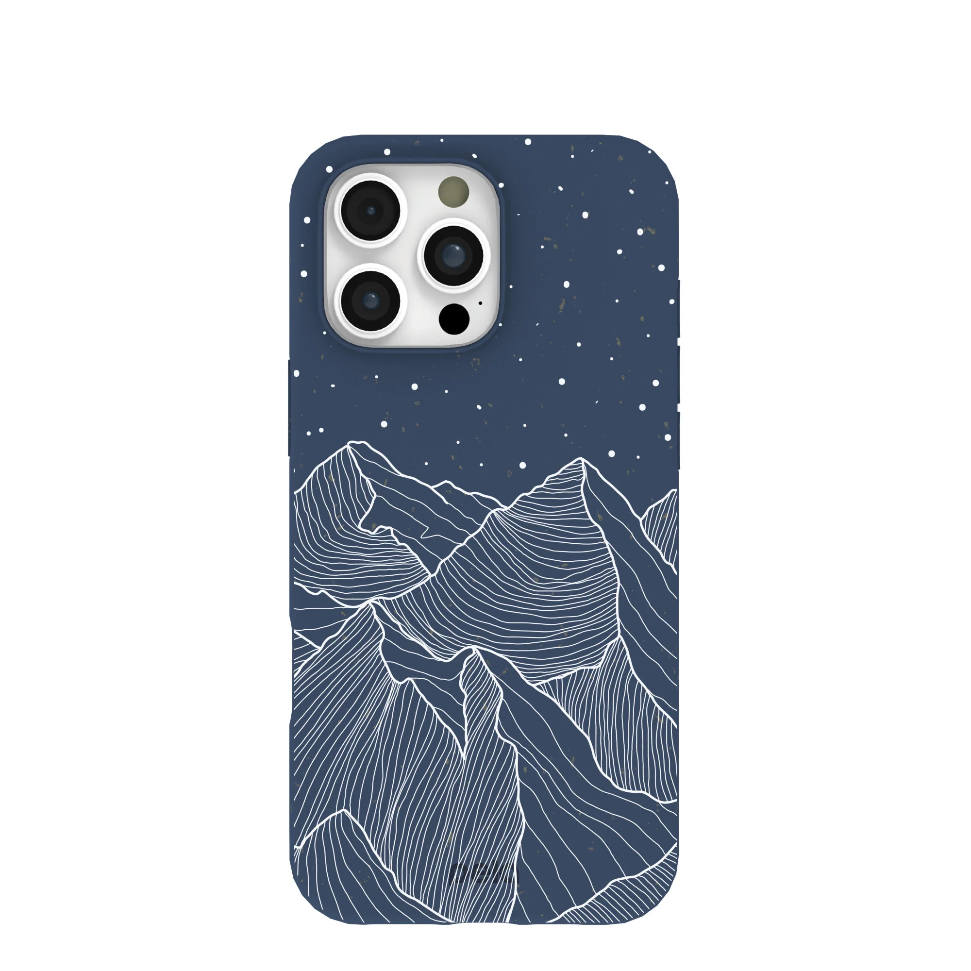 Navy Blue Night Panorama iPhone 16 Pro Max Case
