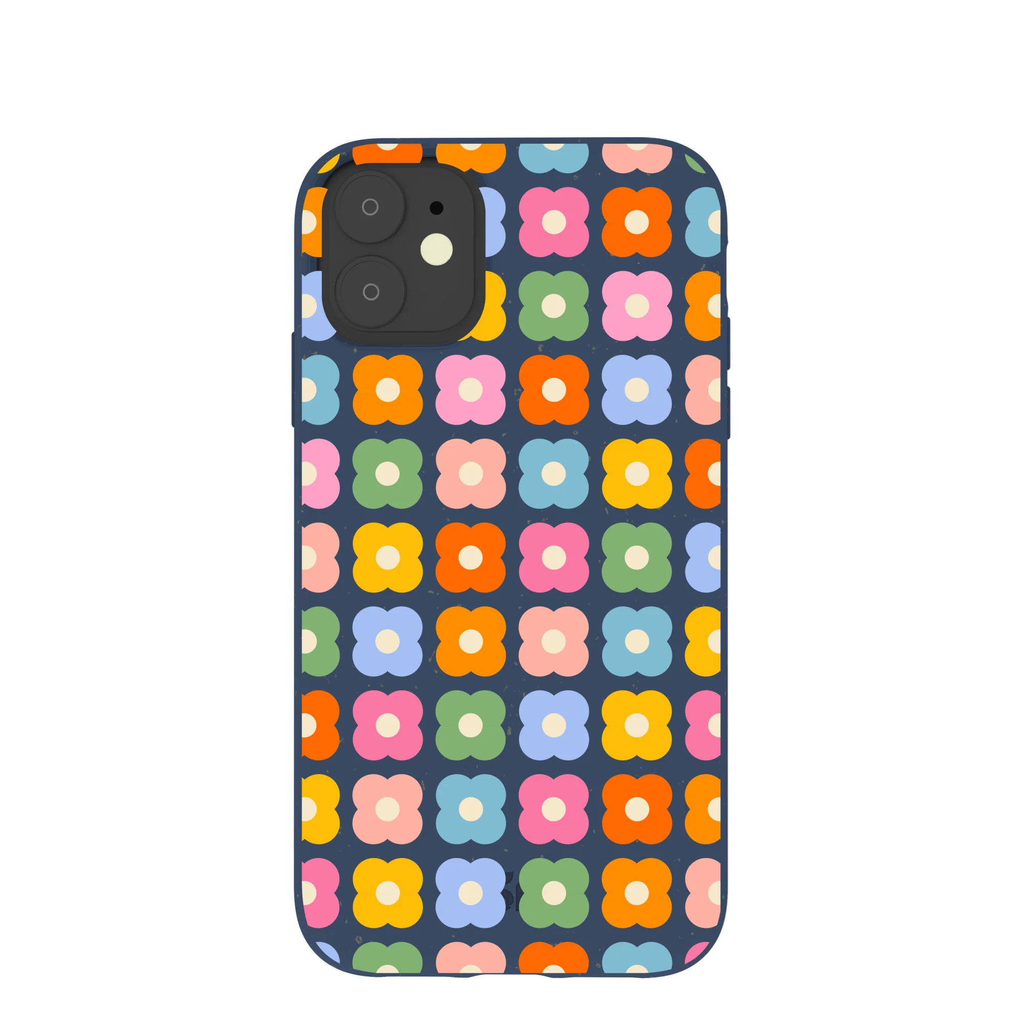 Navy Blue Petal Pop iPhone 11 Case