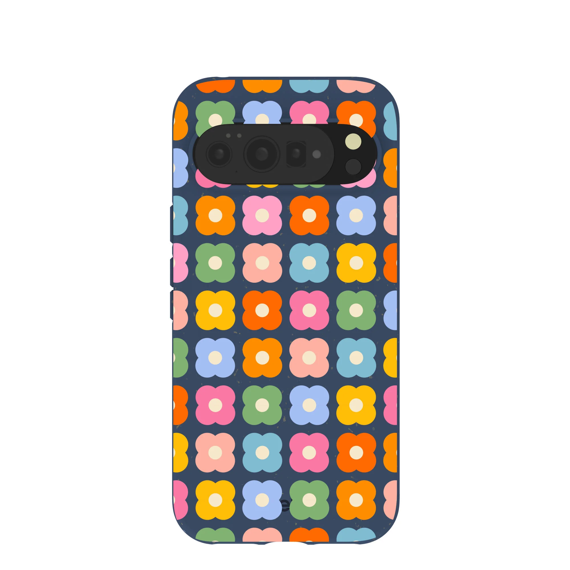 Navy Blue Petal Pop Google Pixel 10 Pro XL Case