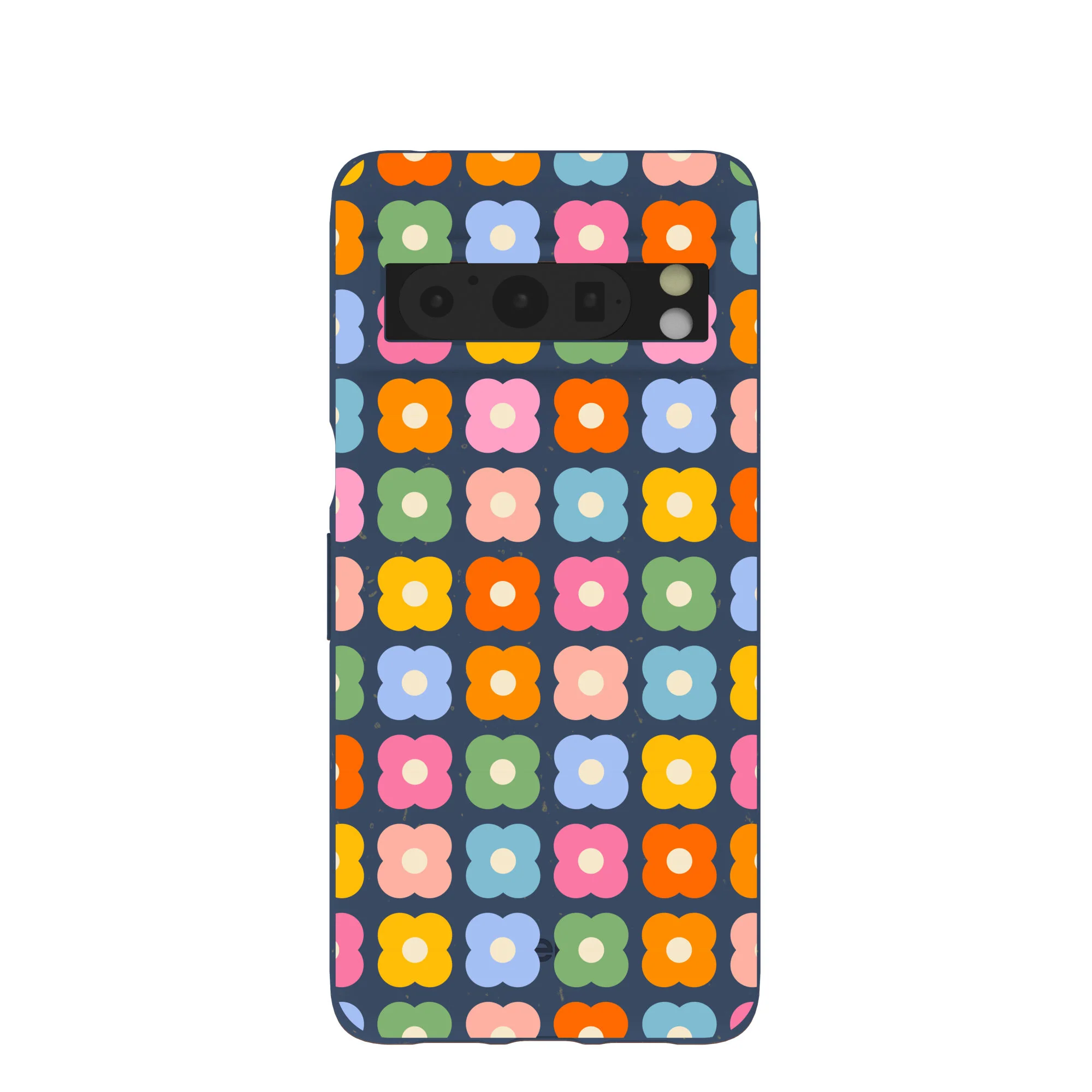 Navy Blue Petal Pop Google Pixel 8 Pro Case
