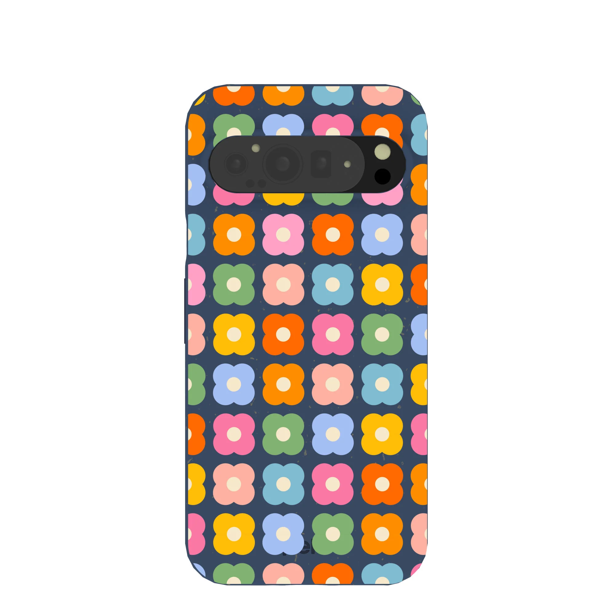 Navy Blue Petal Pop Google Pixel 9 Pro XL Case