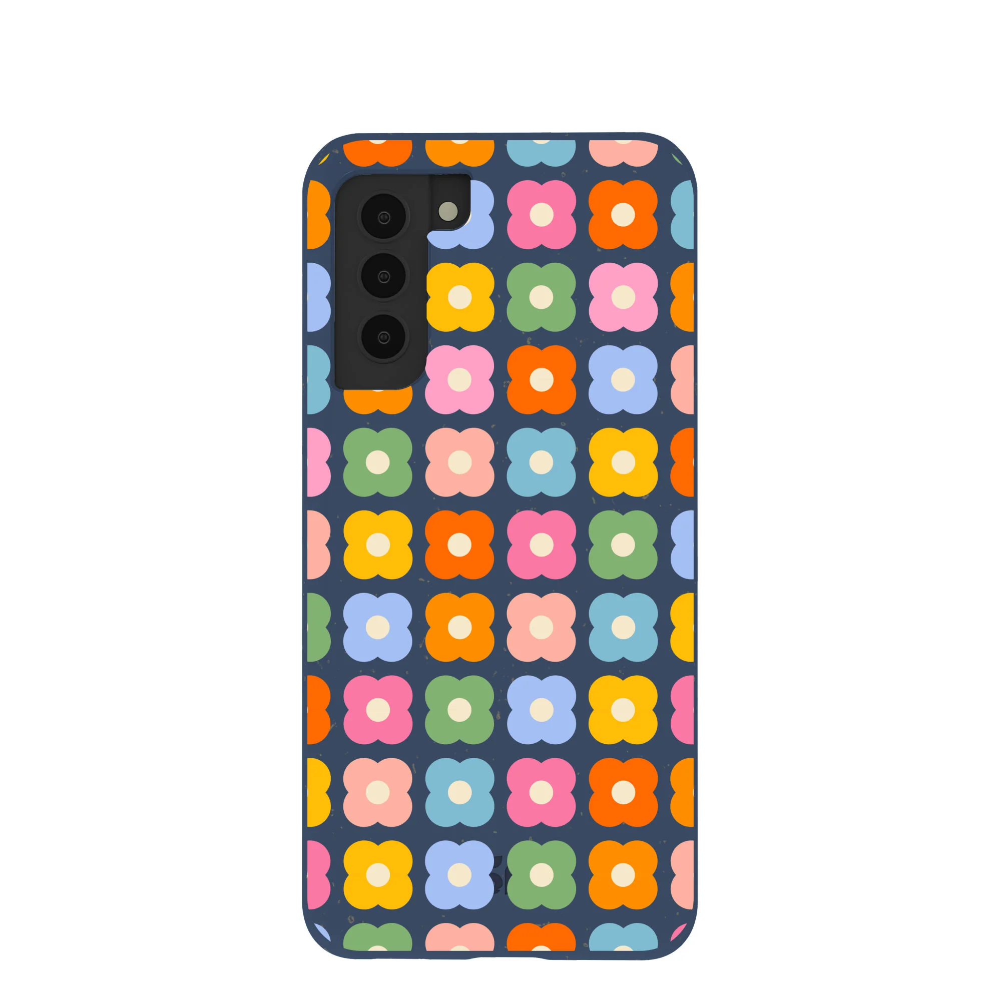 Navy Blue Petal Pop Samsung Galaxy S21 Case