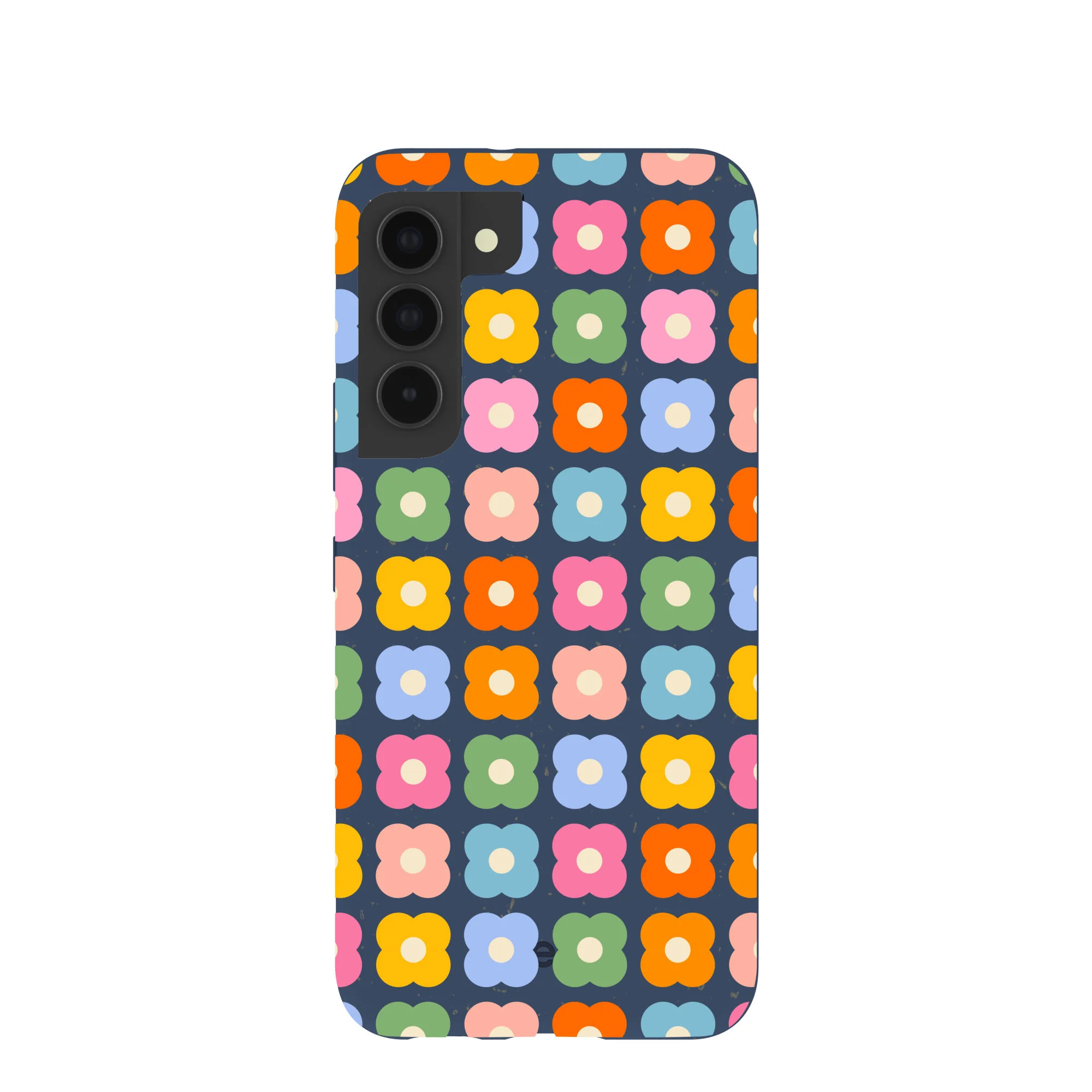 Navy Blue Petal Pop Samsung Galaxy S22 Case