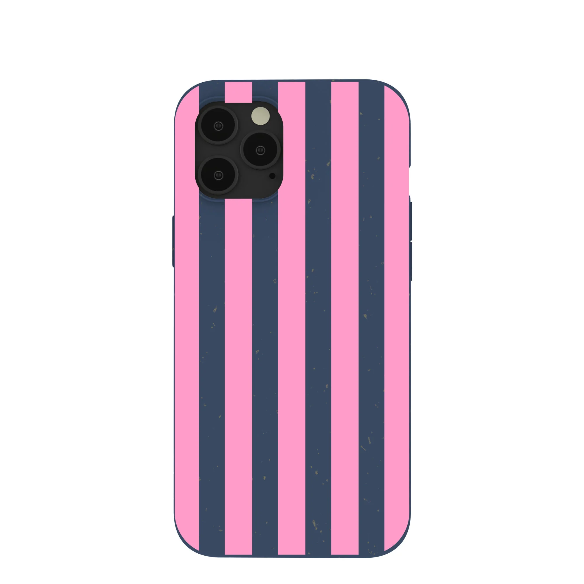 Navy Blue Pink Dream Stripes iPhone 12 Pro Max Case