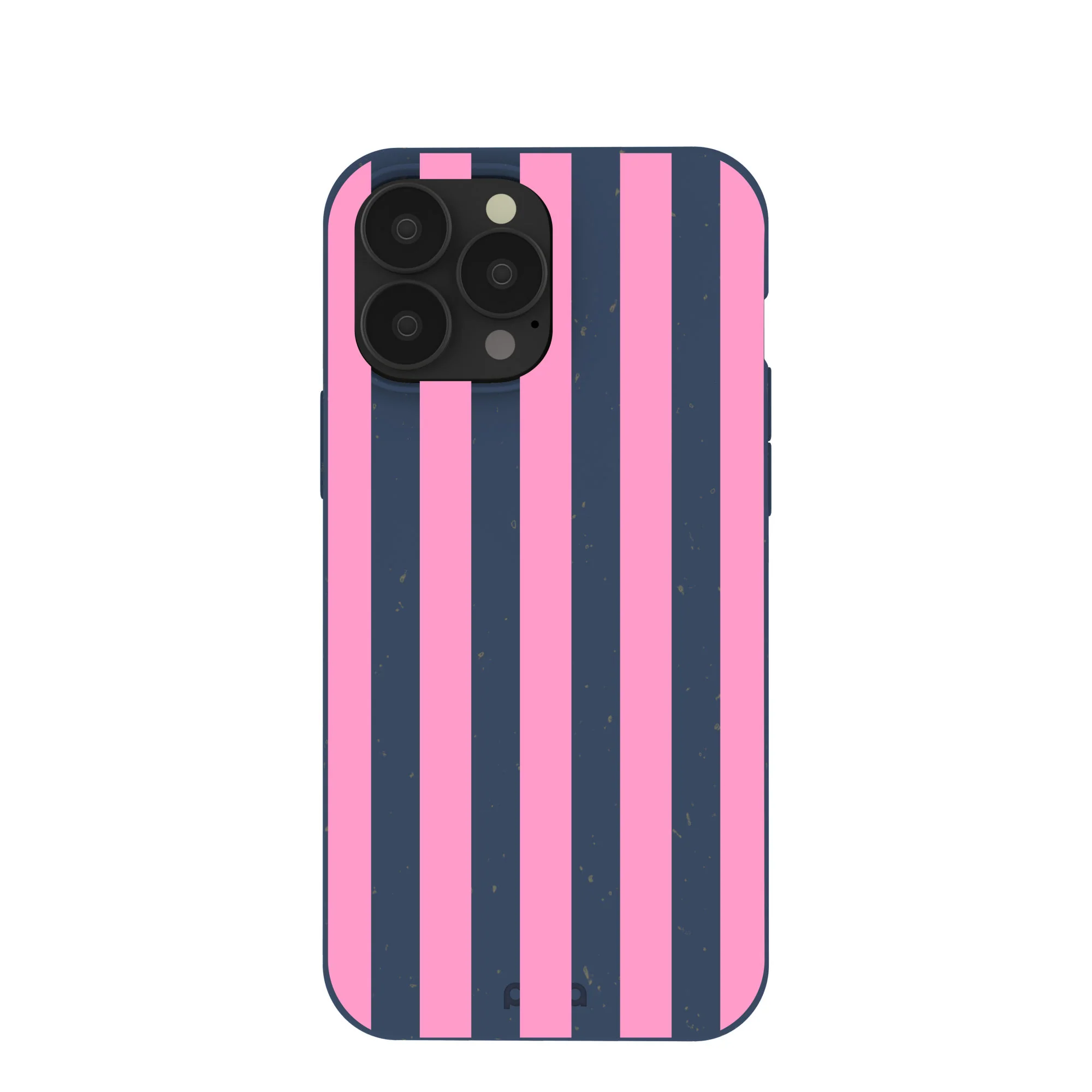 Navy Blue Pink Dream Stripes iPhone 13 Pro Max Case