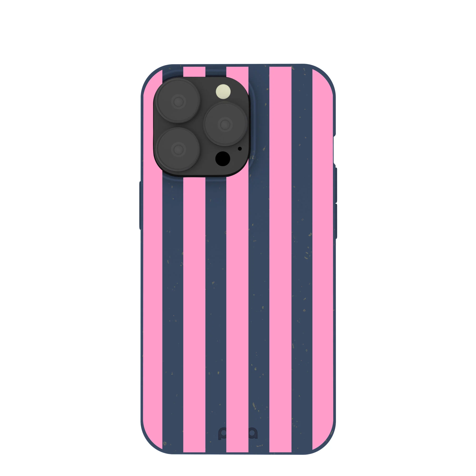 Navy Blue Pink Dream Stripes iPhone 13 Pro Case