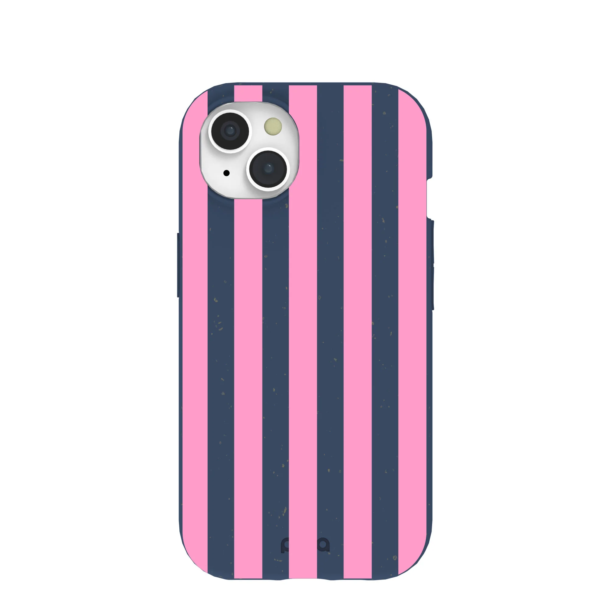 Navy Blue Pink Dream Stripes iPhone 15 Case