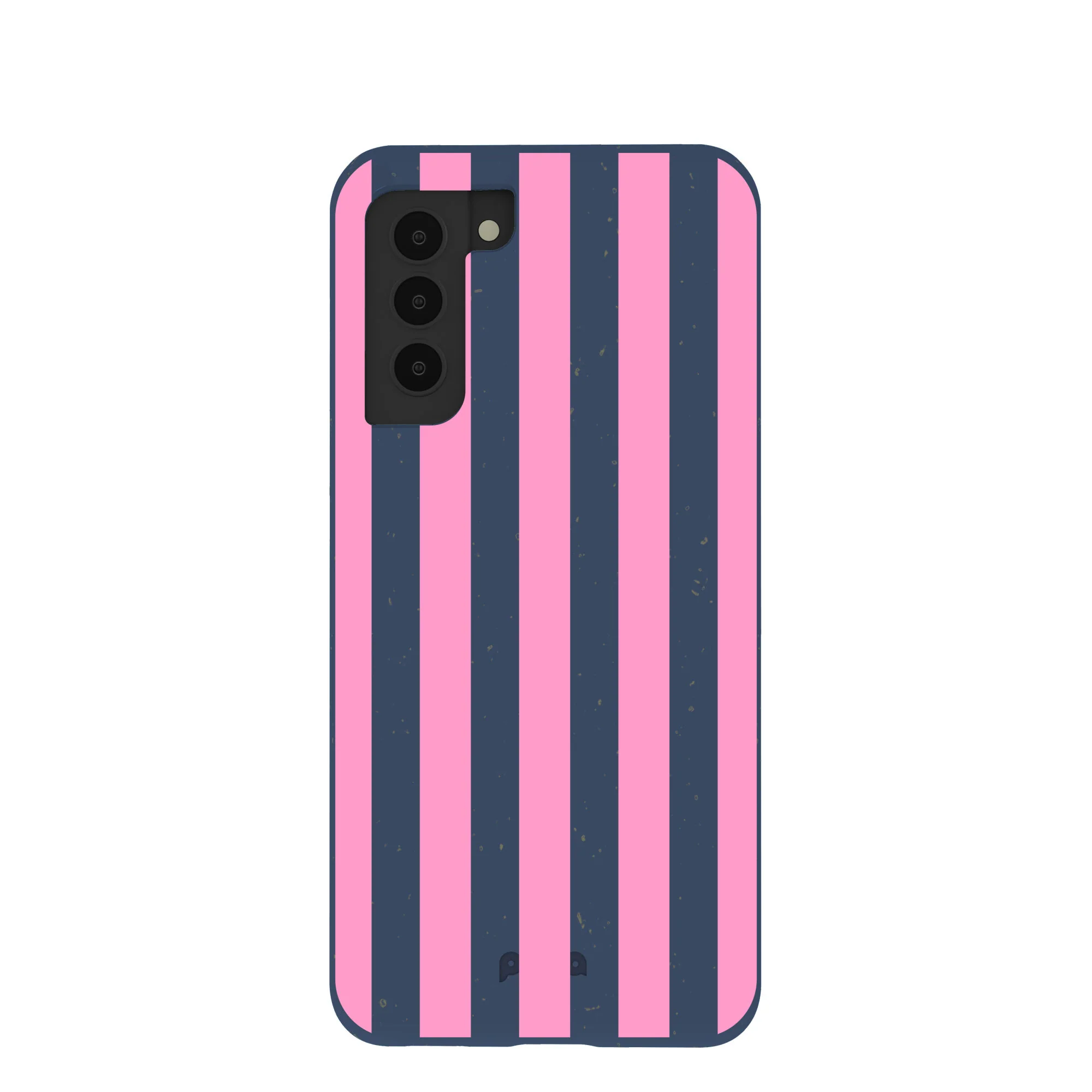 Navy Blue Pink Dream Stripes Samsung Galaxy S21 Case