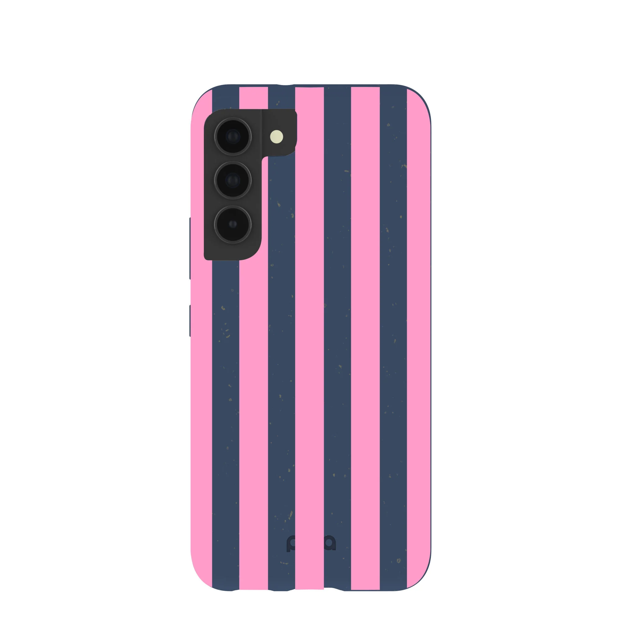 Navy Blue Pink Dream Stripes Samsung Galaxy S22 Case
