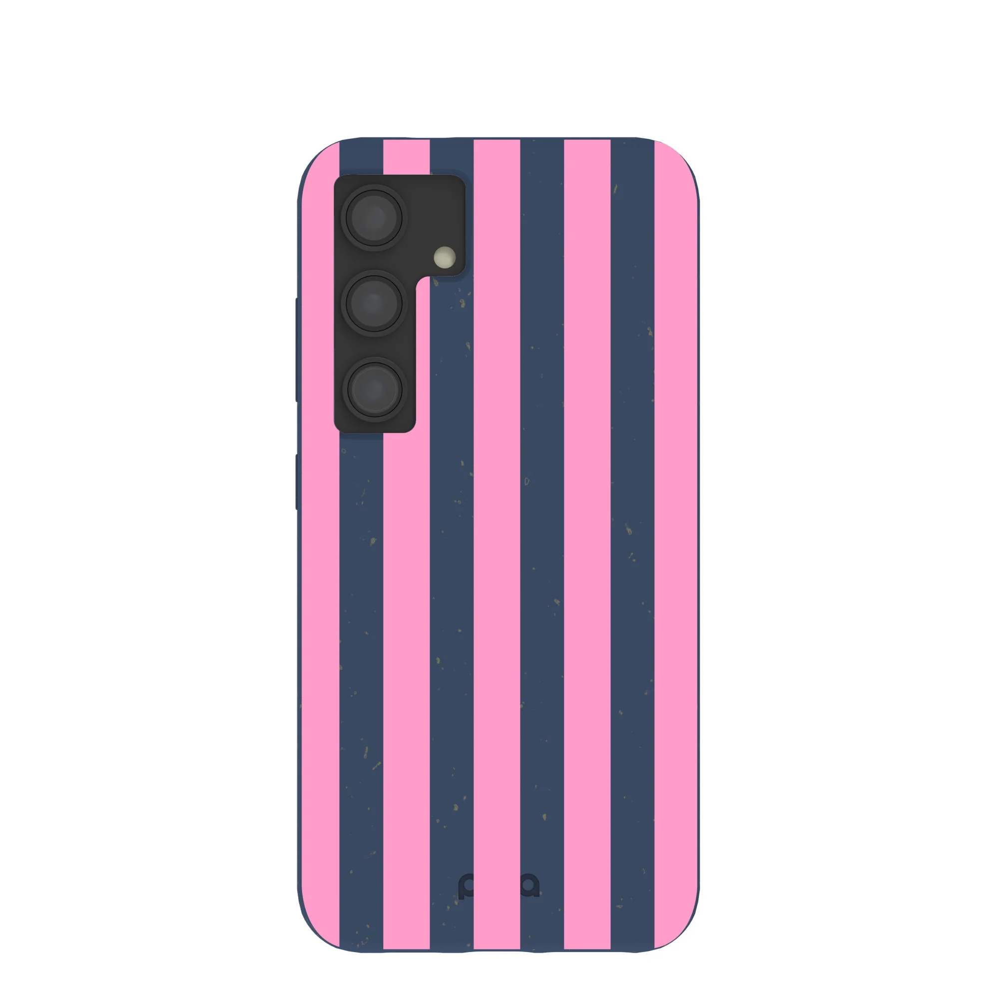Navy Blue Pink Dream Stripes Samsung Galaxy S24 Case