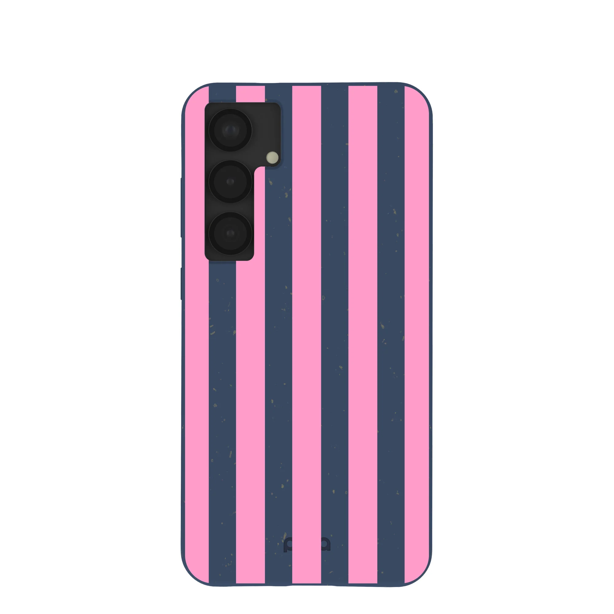 Navy Blue Pink Dream Stripes Samsung Galaxy S25+(Plus) Case