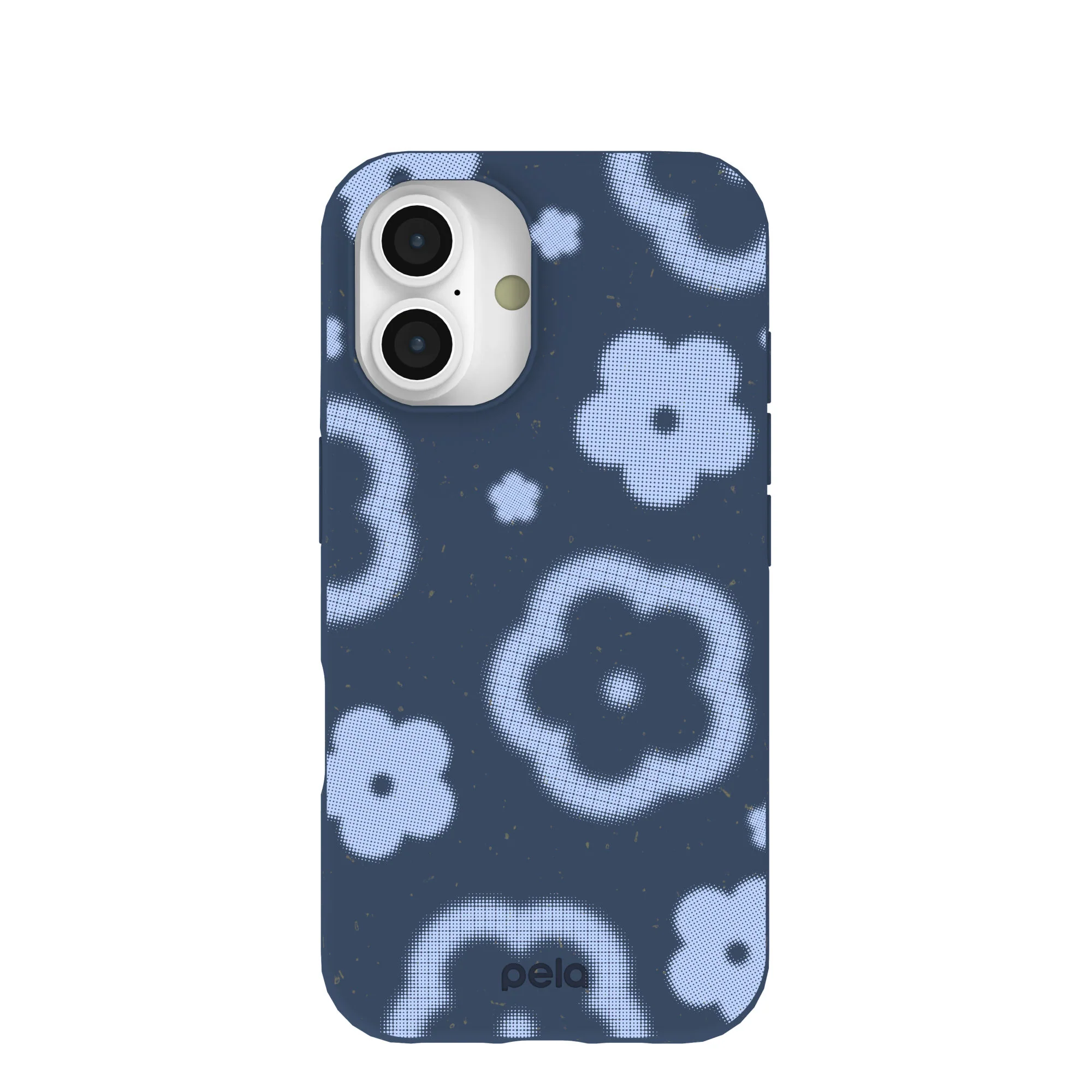 Navy Blue Poppie iPhone 16 Case
