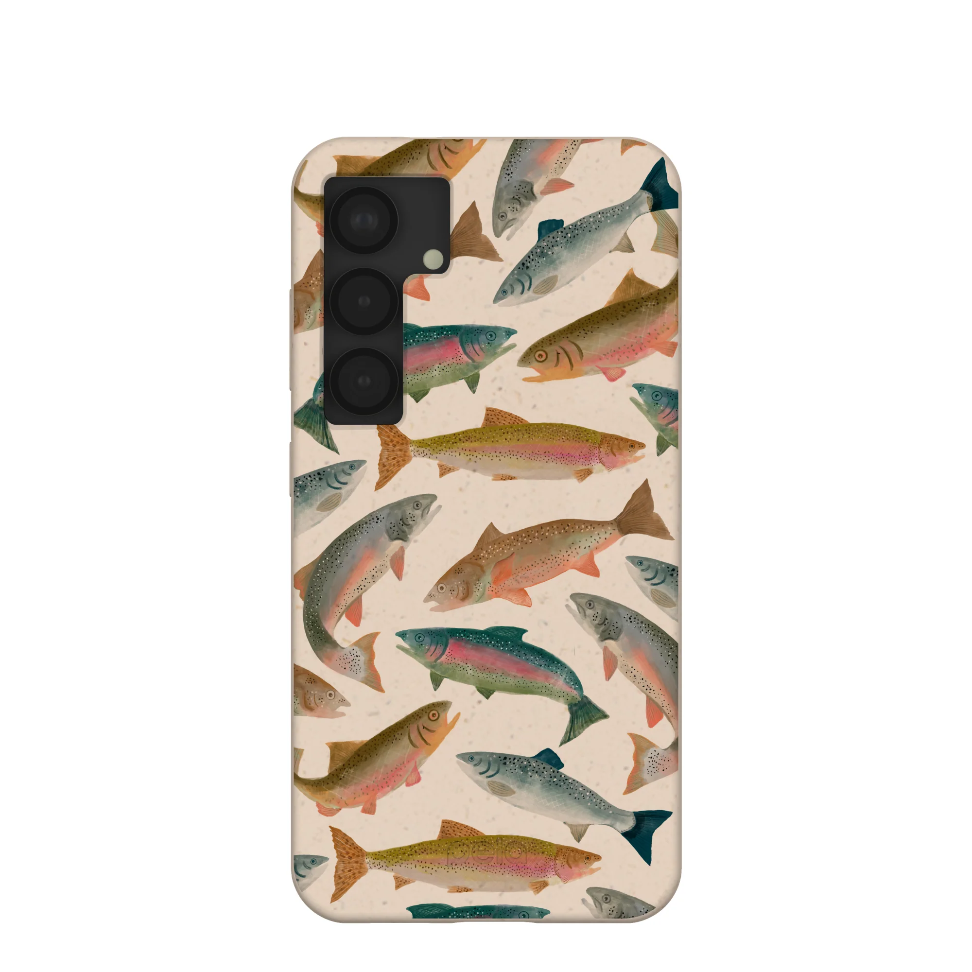 Seashell Rainbow Trout Samsung Galaxy S25 Case