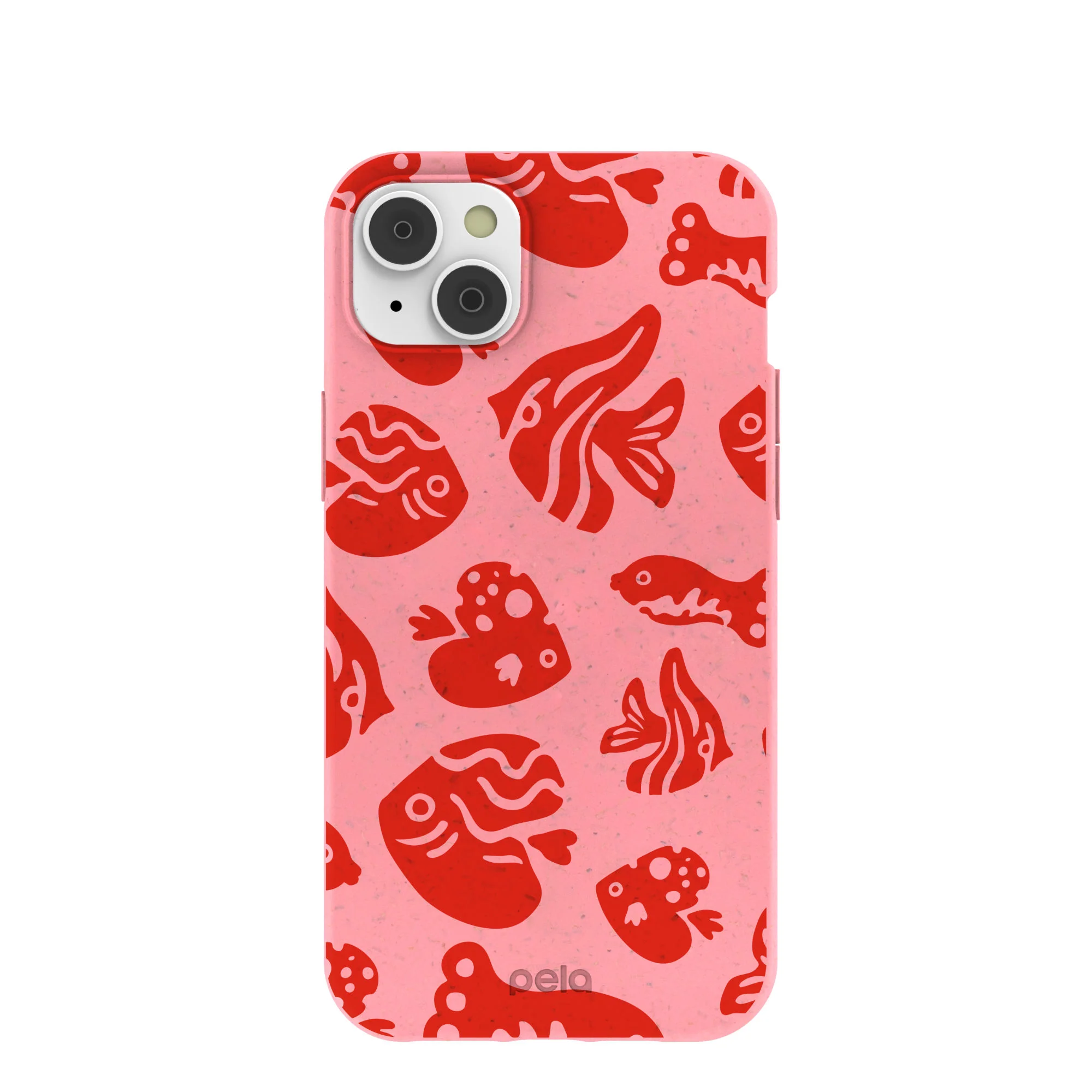 Bubblegum Pink Rosy Reef iPhone 14 Plus Case