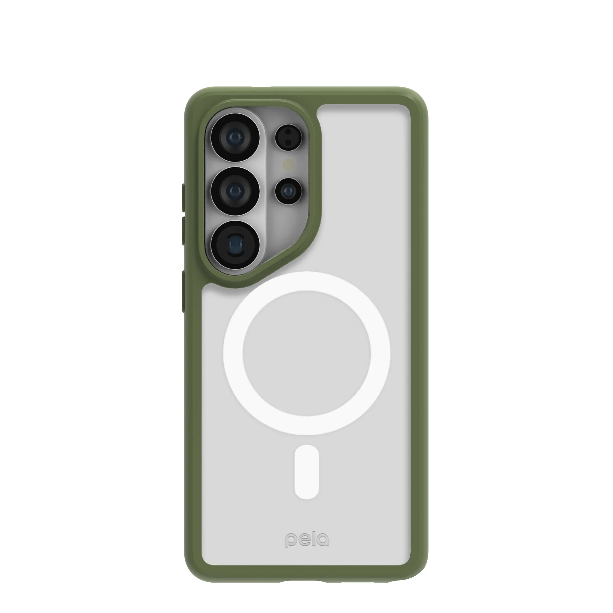 Clear Samsung Galaxy S26 Ultra Case with Forest Floor Ridge (Magnetic Charging Included)