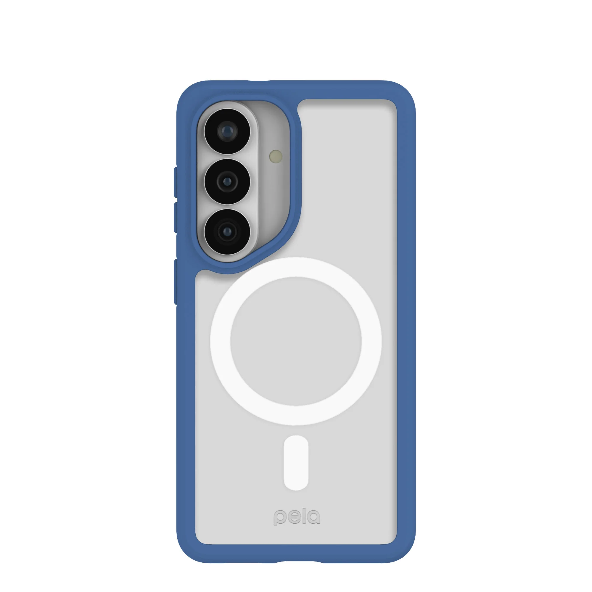 Clear Samsung Galaxy S26 Case with True Blue Ridge (Magnetic Charging Included)