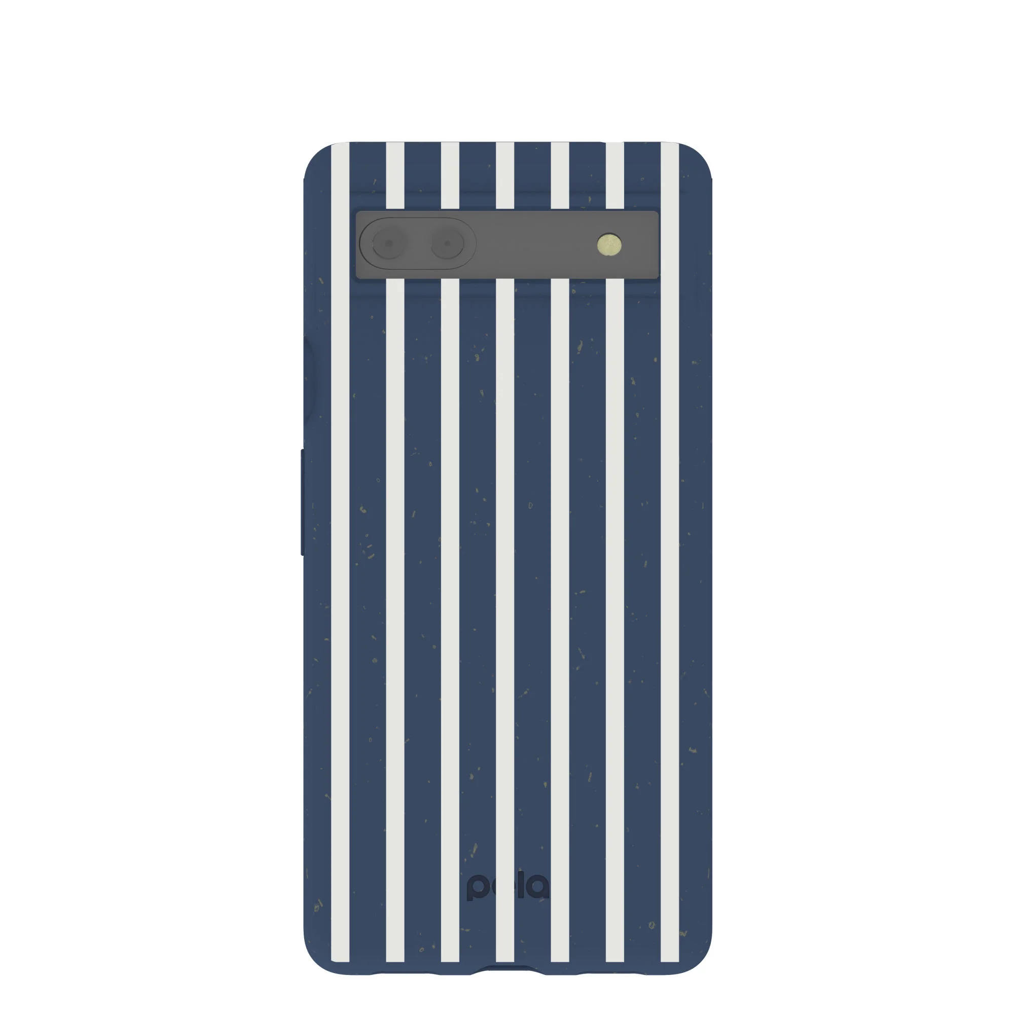 Navy Blue Sailor Stripes Vertical Google Pixel 6a Case