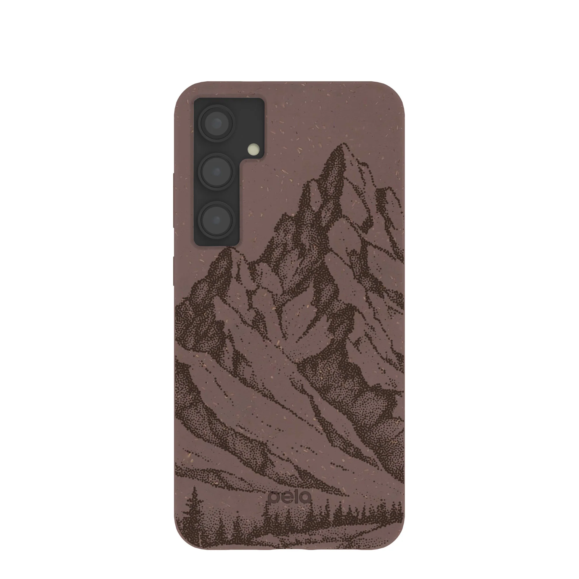 Chocolate Brown Silent Summit Samsung Galaxy S24+(Plus) Case