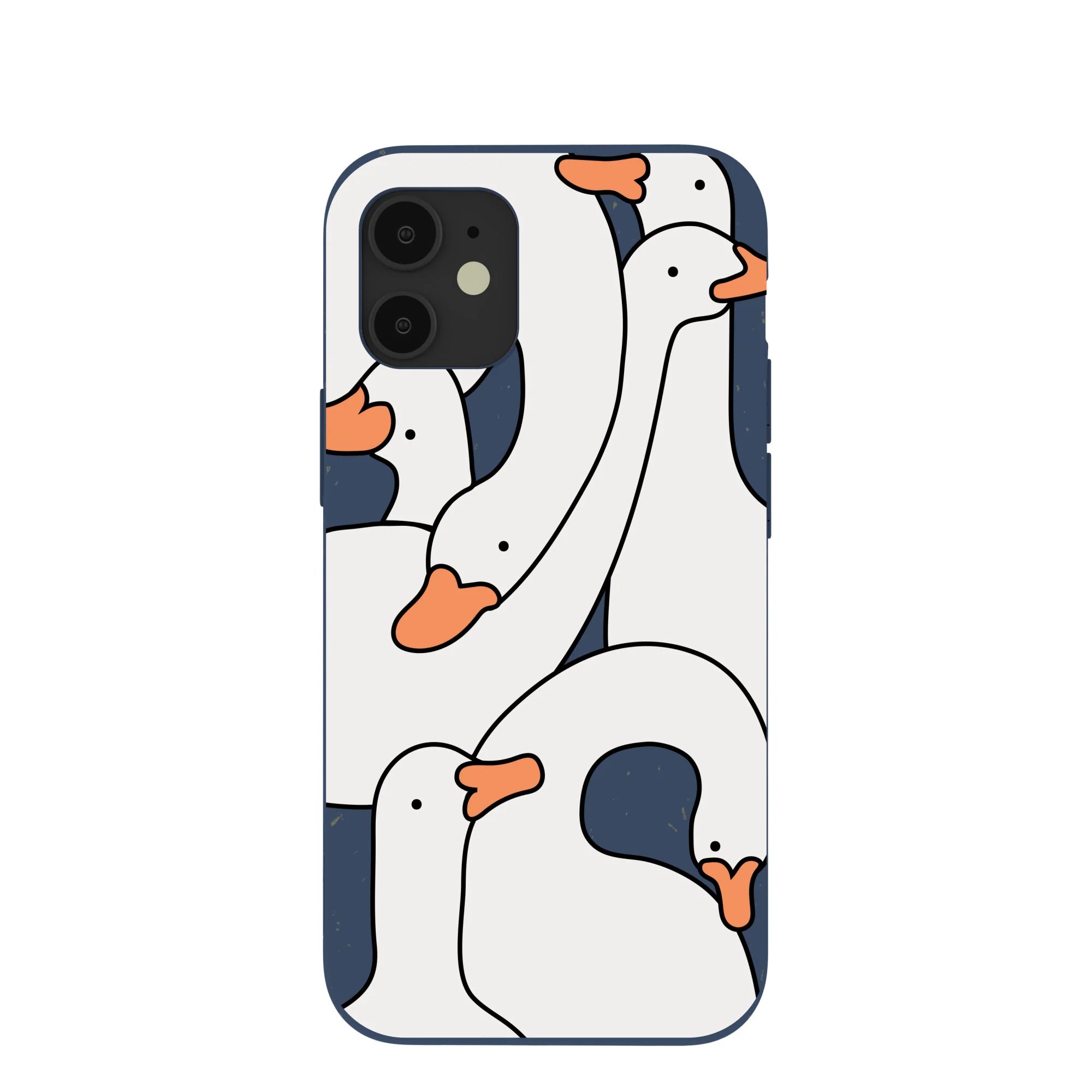 Navy Blue Silly Goose iPhone 12 Mini Case