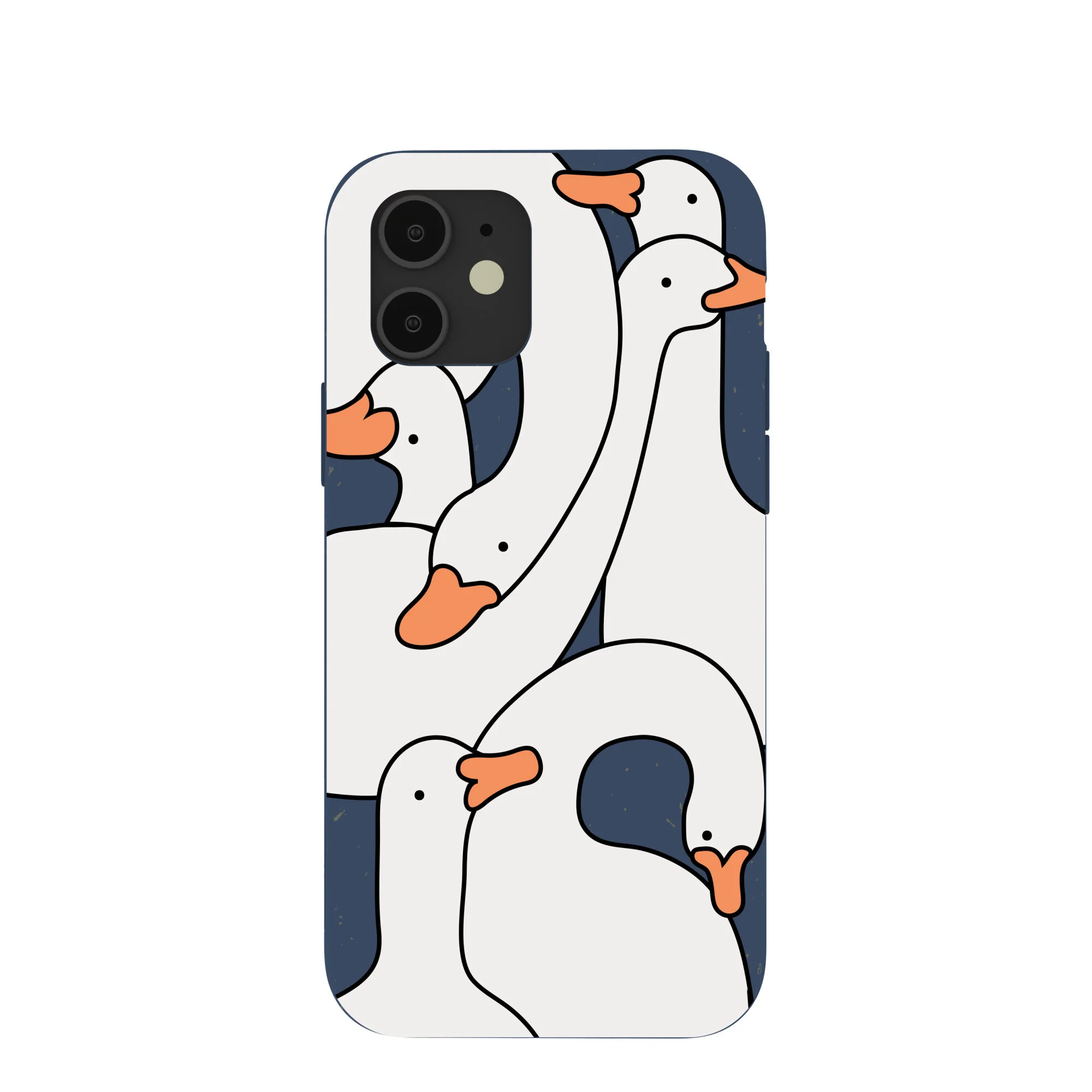 Navy Blue Silly Goose iPhone 12/ iPhone 12 Pro Case