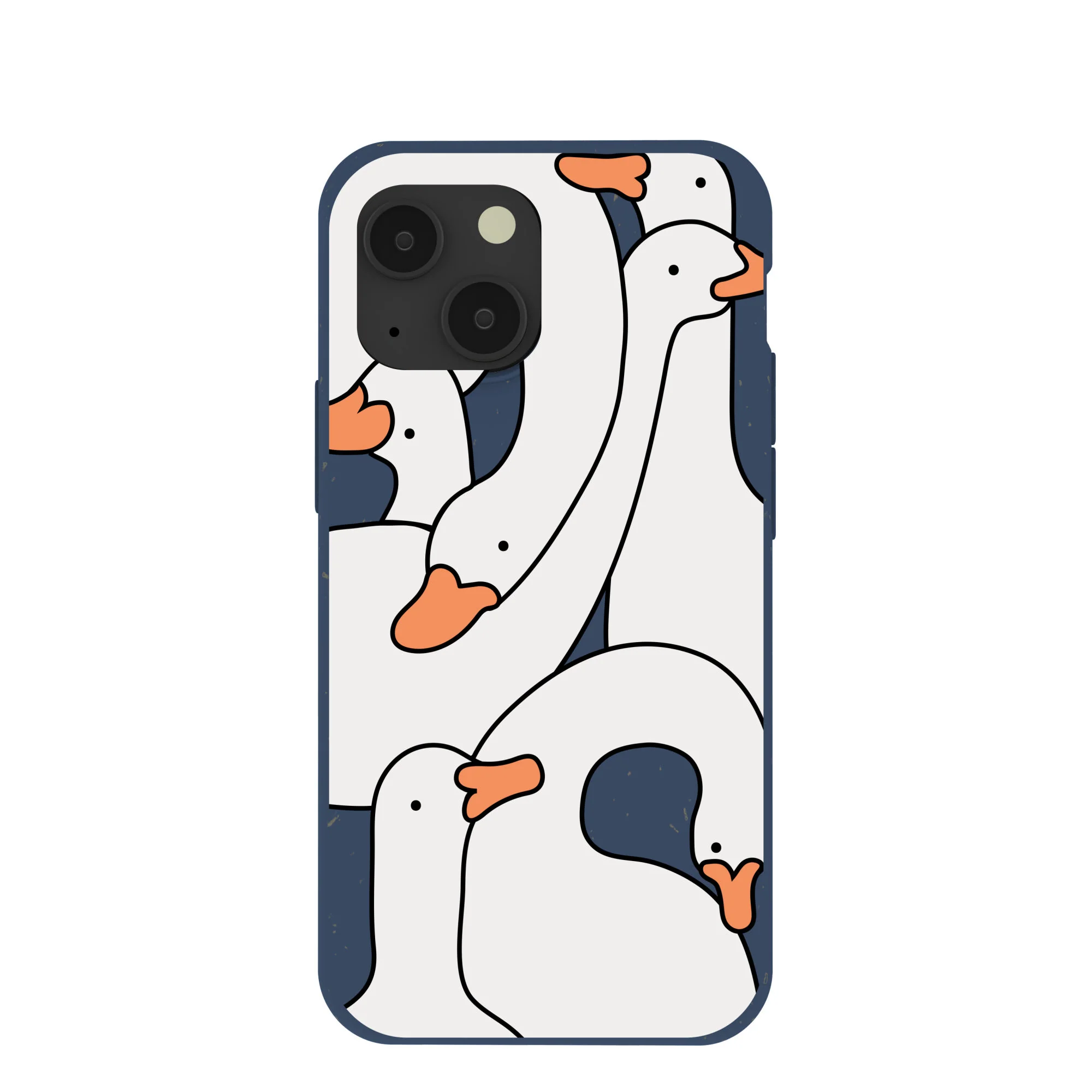 Navy Blue Silly Goose iPhone 13 Mini Case