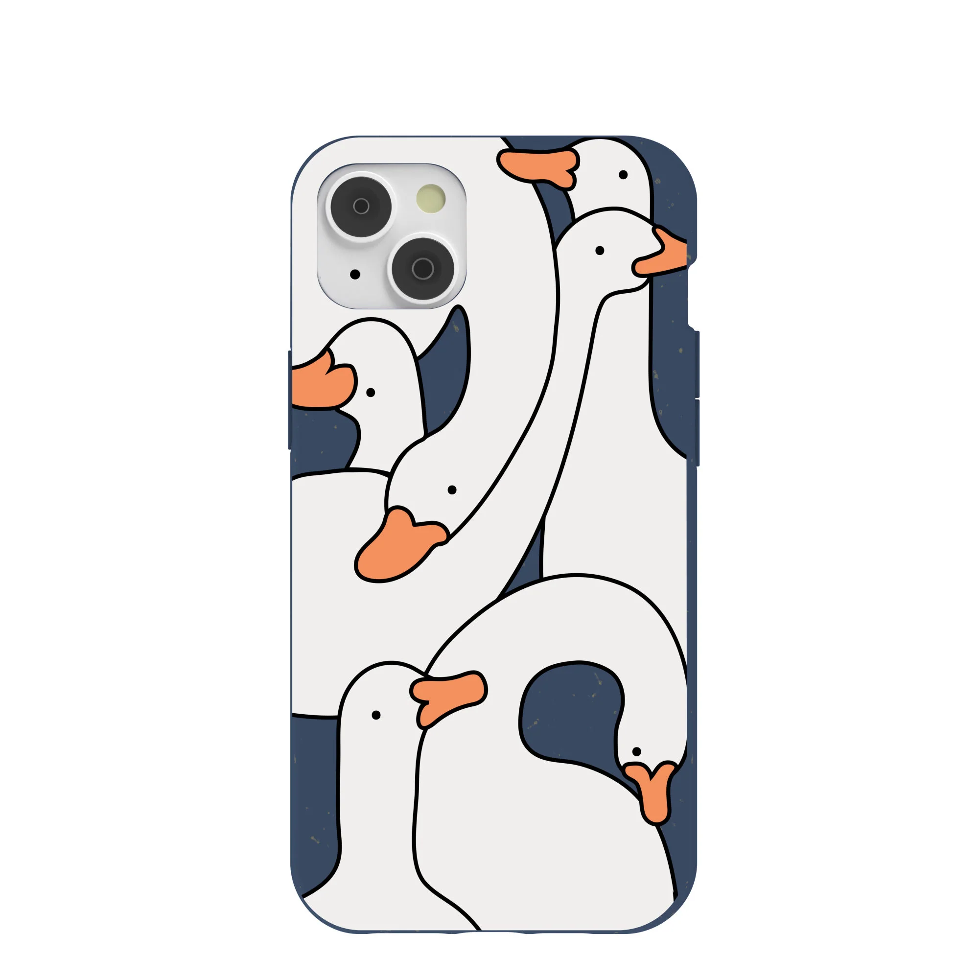 Navy Blue Silly Goose iPhone 14 Plus Case