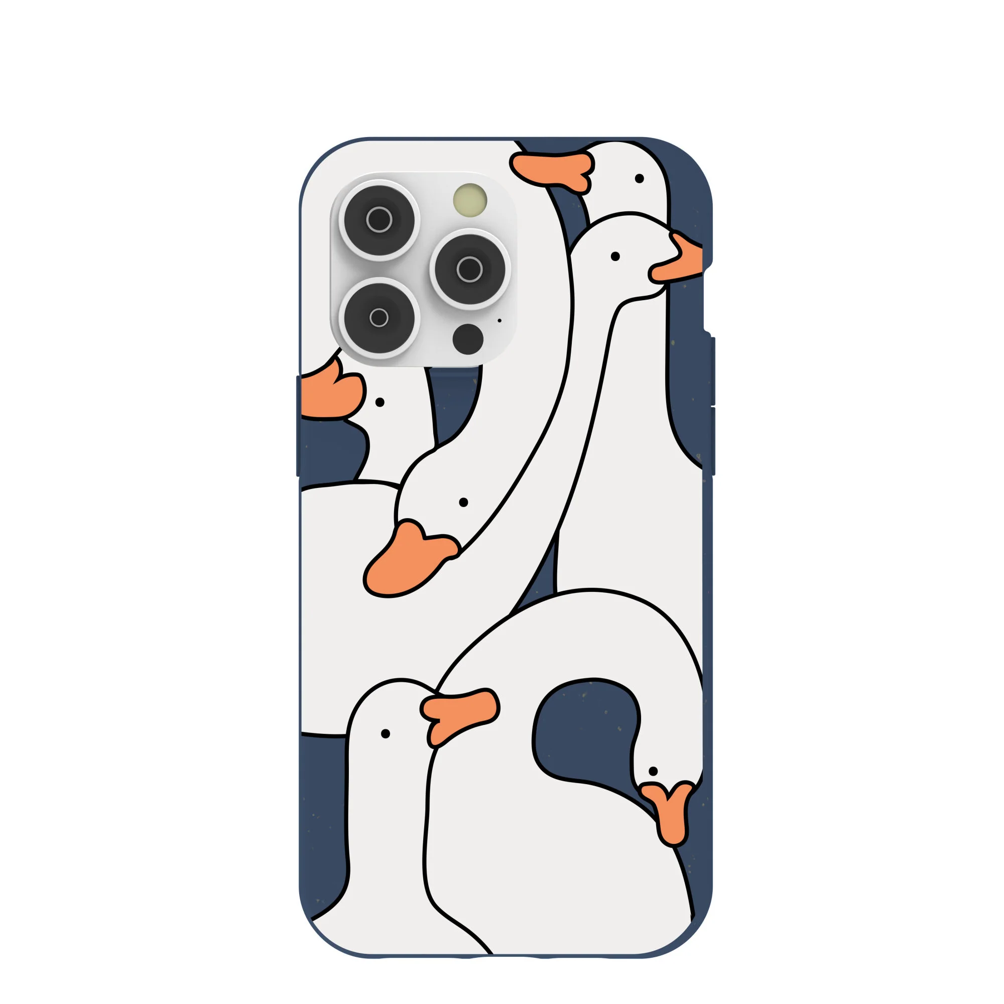 Navy Blue Silly Goose iPhone 14 Pro Max Case