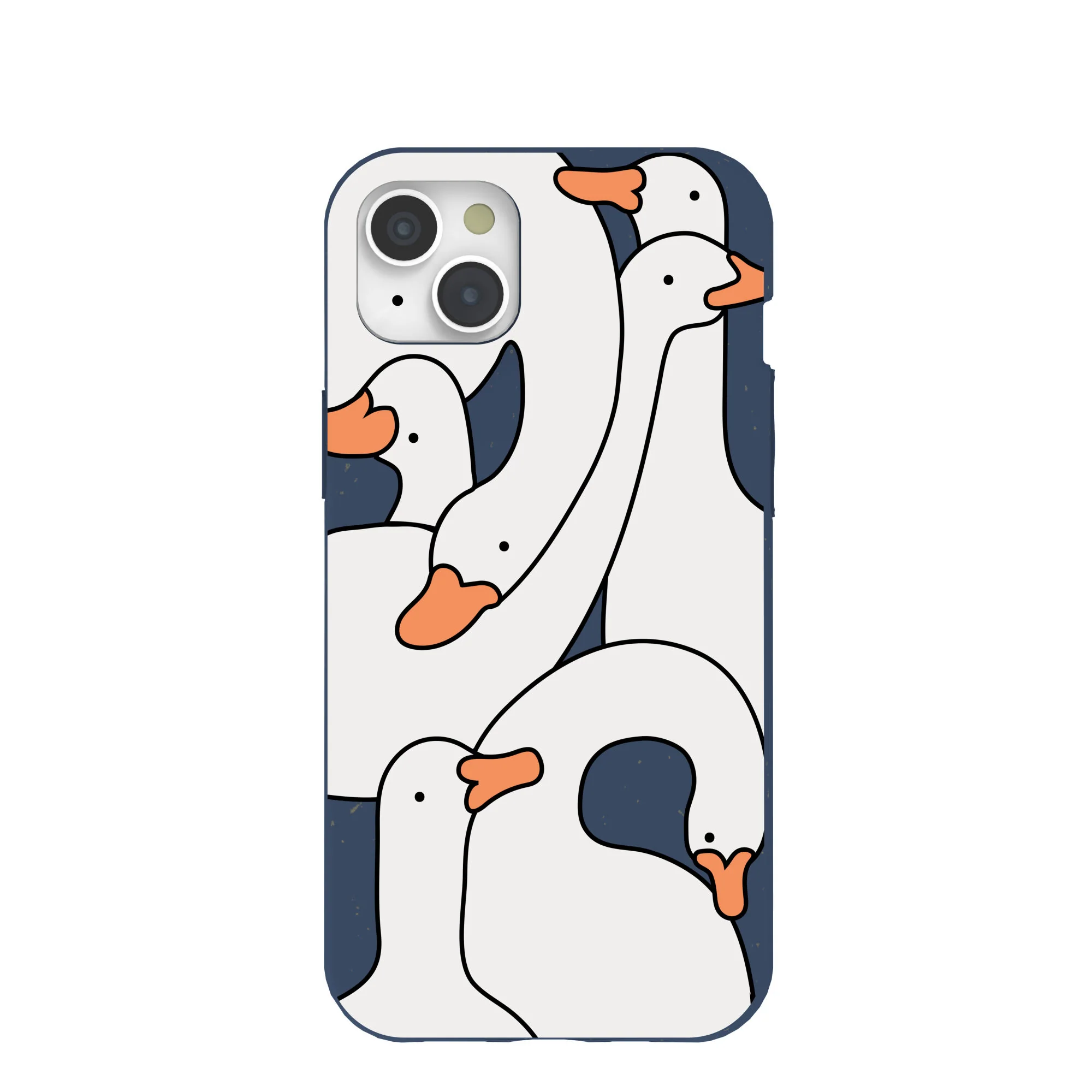 Navy Blue Silly Goose iPhone 15 Plus Case