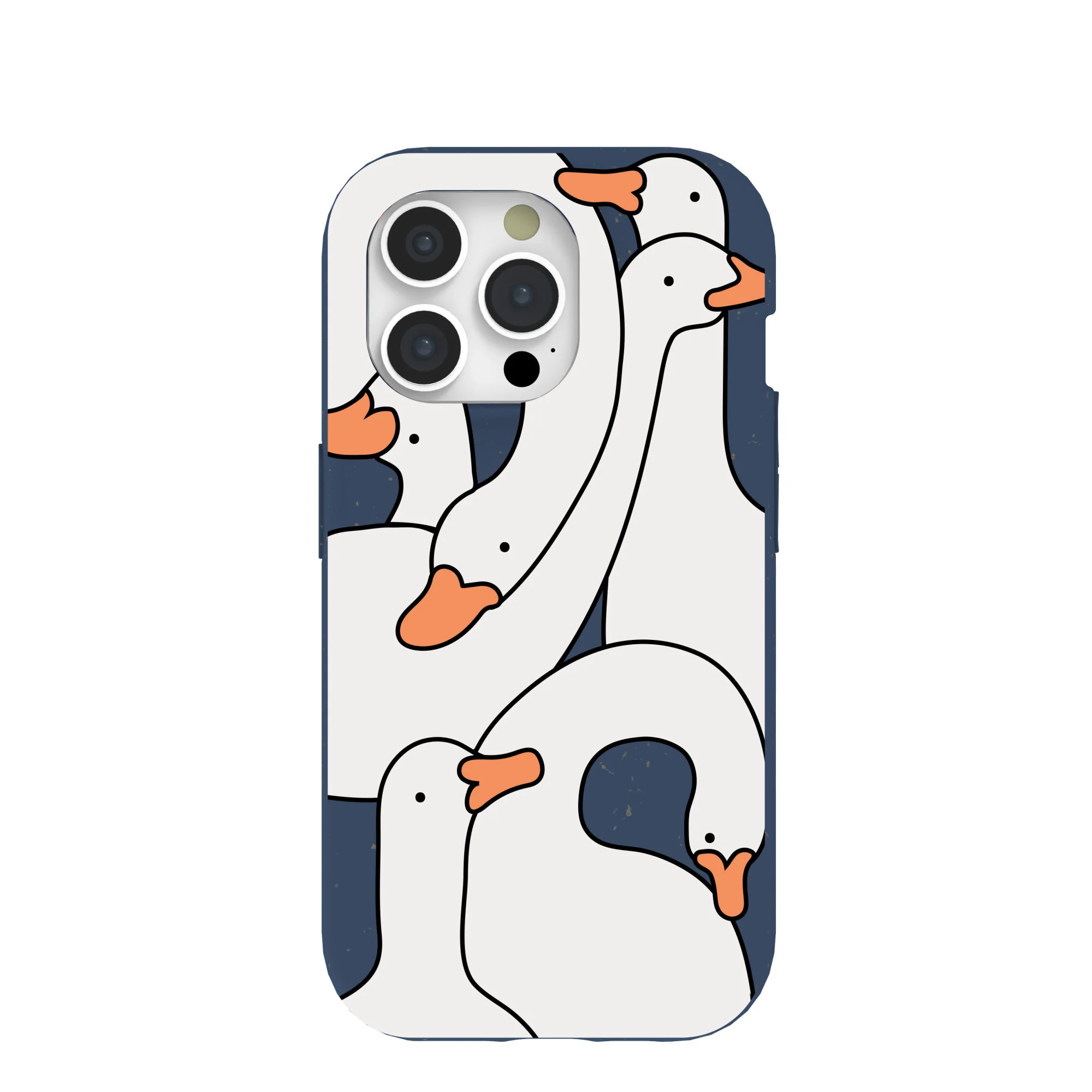 Navy Blue Silly Goose iPhone 15 Pro Case