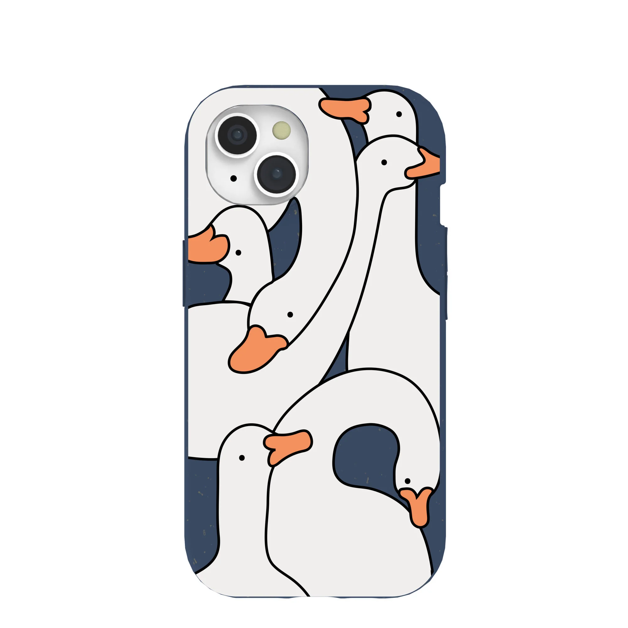 Navy Blue Silly Goose iPhone 15 Case