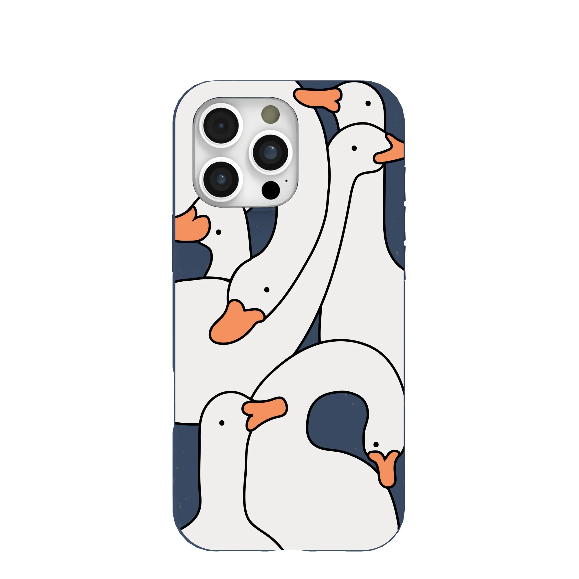 Navy Blue Silly Goose iPhone 16 Pro Max Case