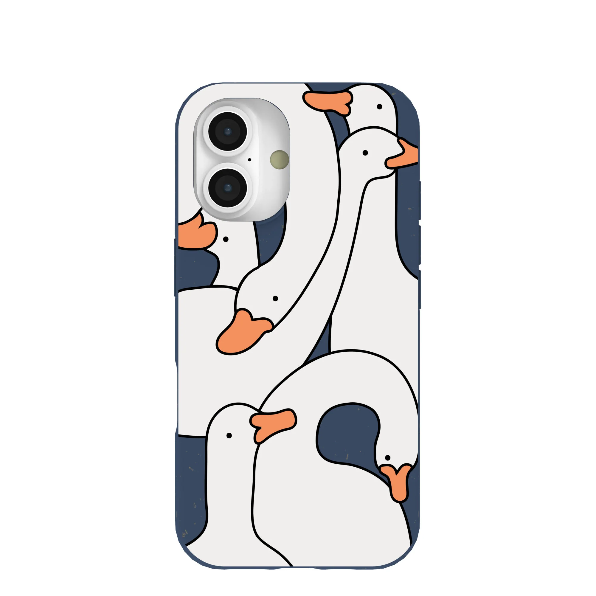 Navy Blue Silly Goose iPhone 16 Case
