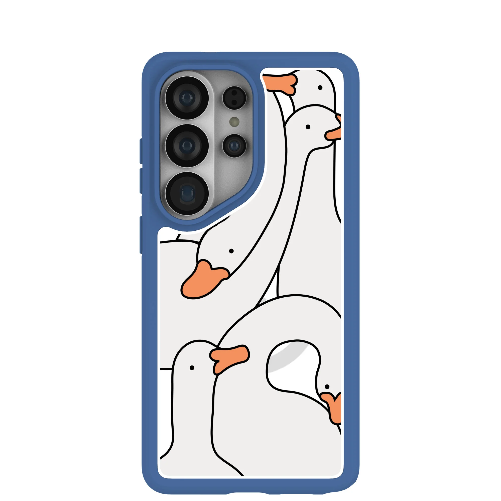 Clear Silly Goose Samsung Galaxy S26 Ultra Case With True Blue Ridge (Magnetic Charging included)