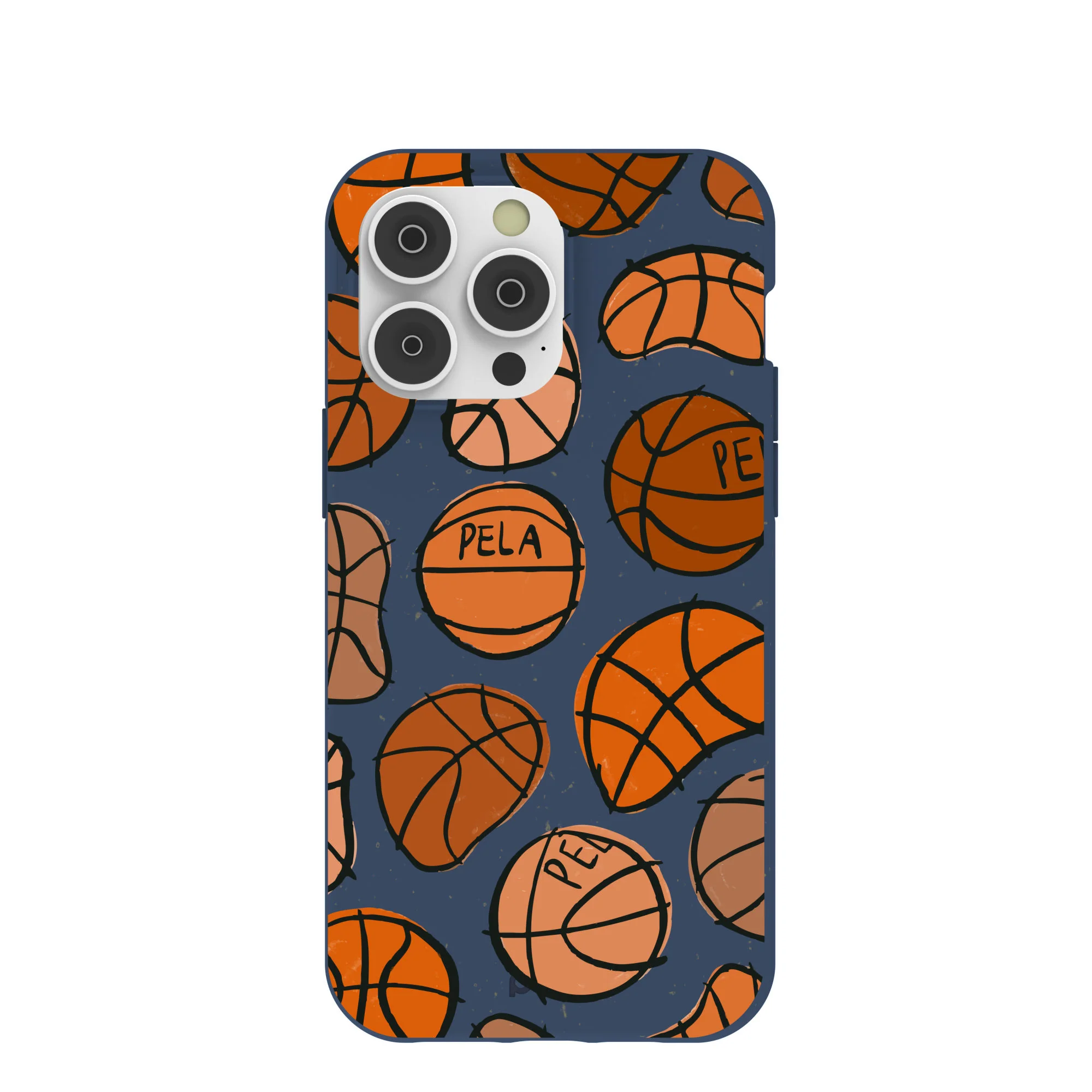Navy Blue Slam Dunking iPhone 14 Pro Max Case