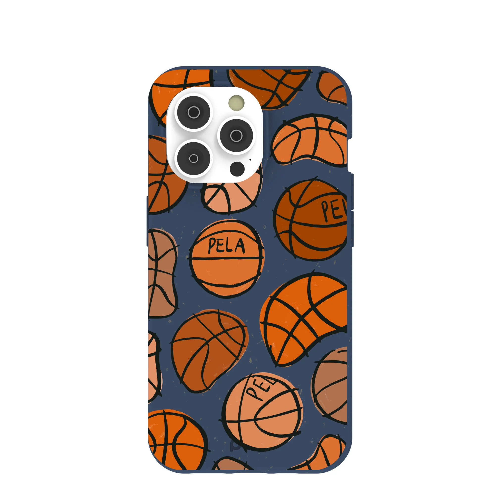 Navy Blue Slam Dunking iPhone 14 Pro Case