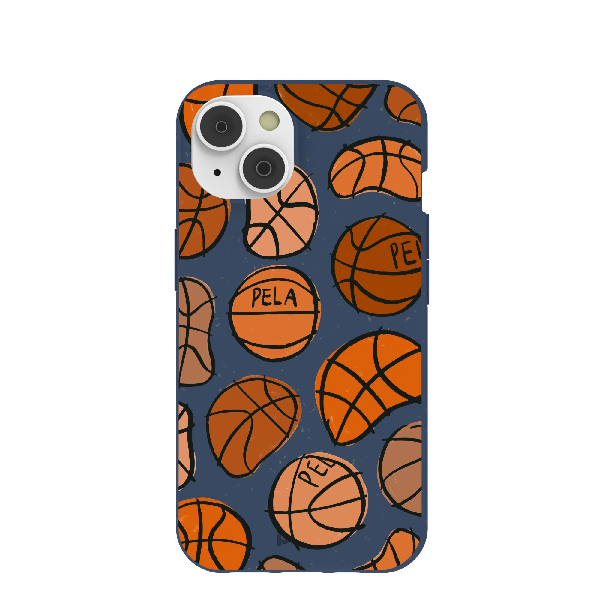 Navy Blue Slam Dunking iPhone 14 Case